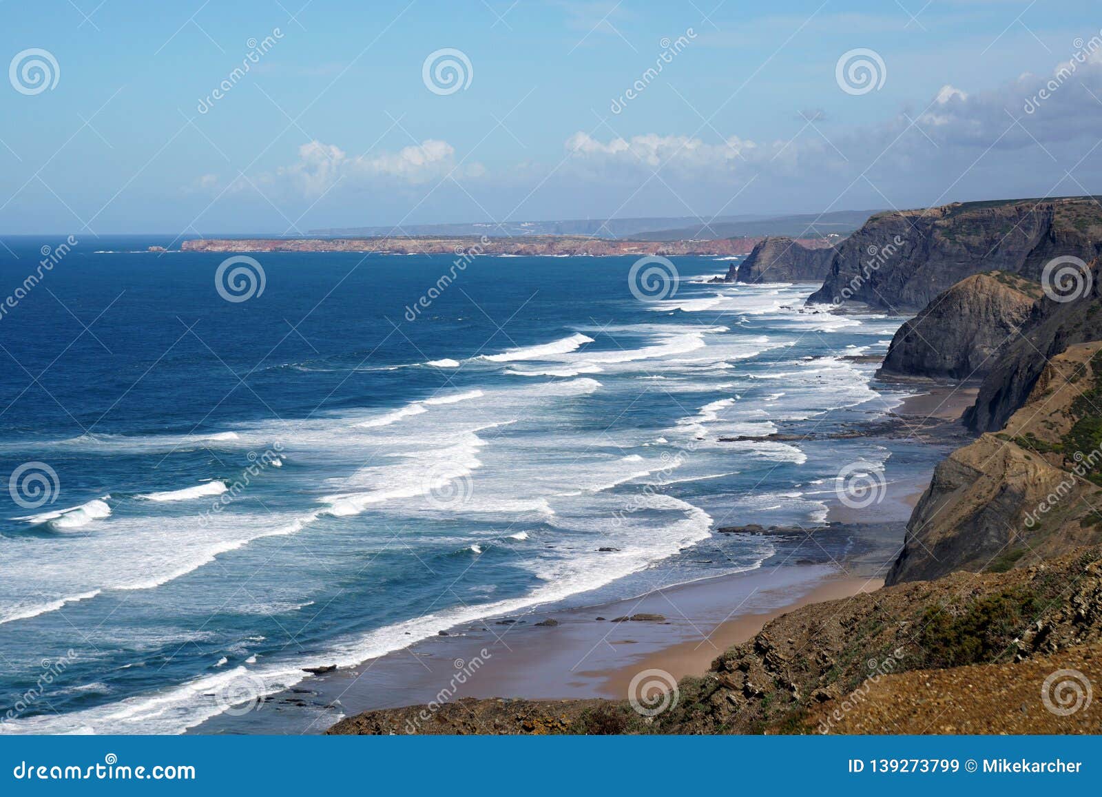 praia do cordoama in portugal`s algarve