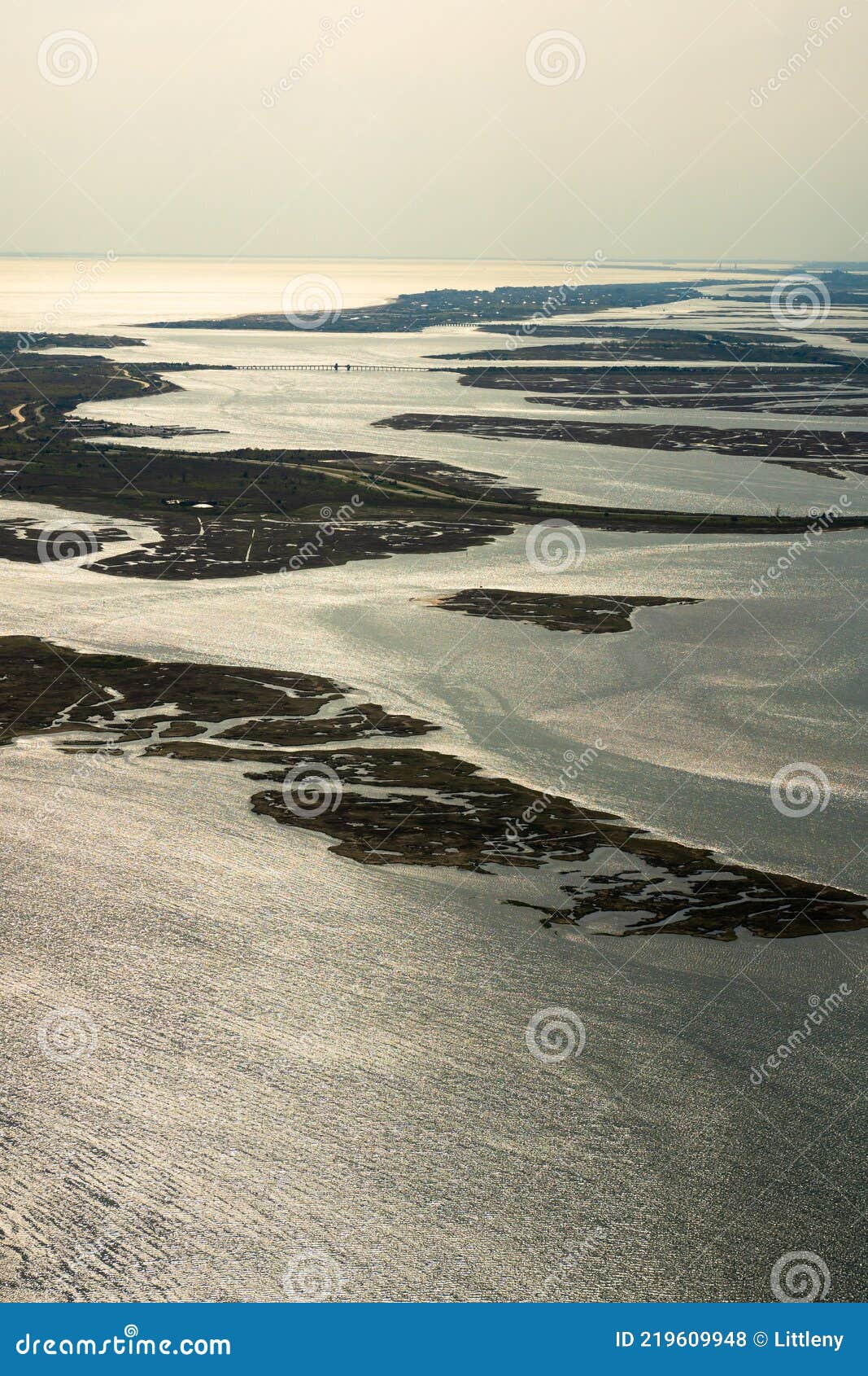 aerial view over nassau county on long island ny