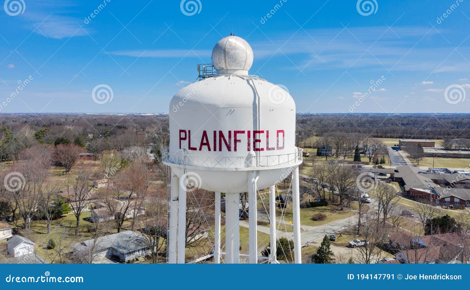 aerial-view-of-plainfield-water-tower-editorial-photo-image-of-drone