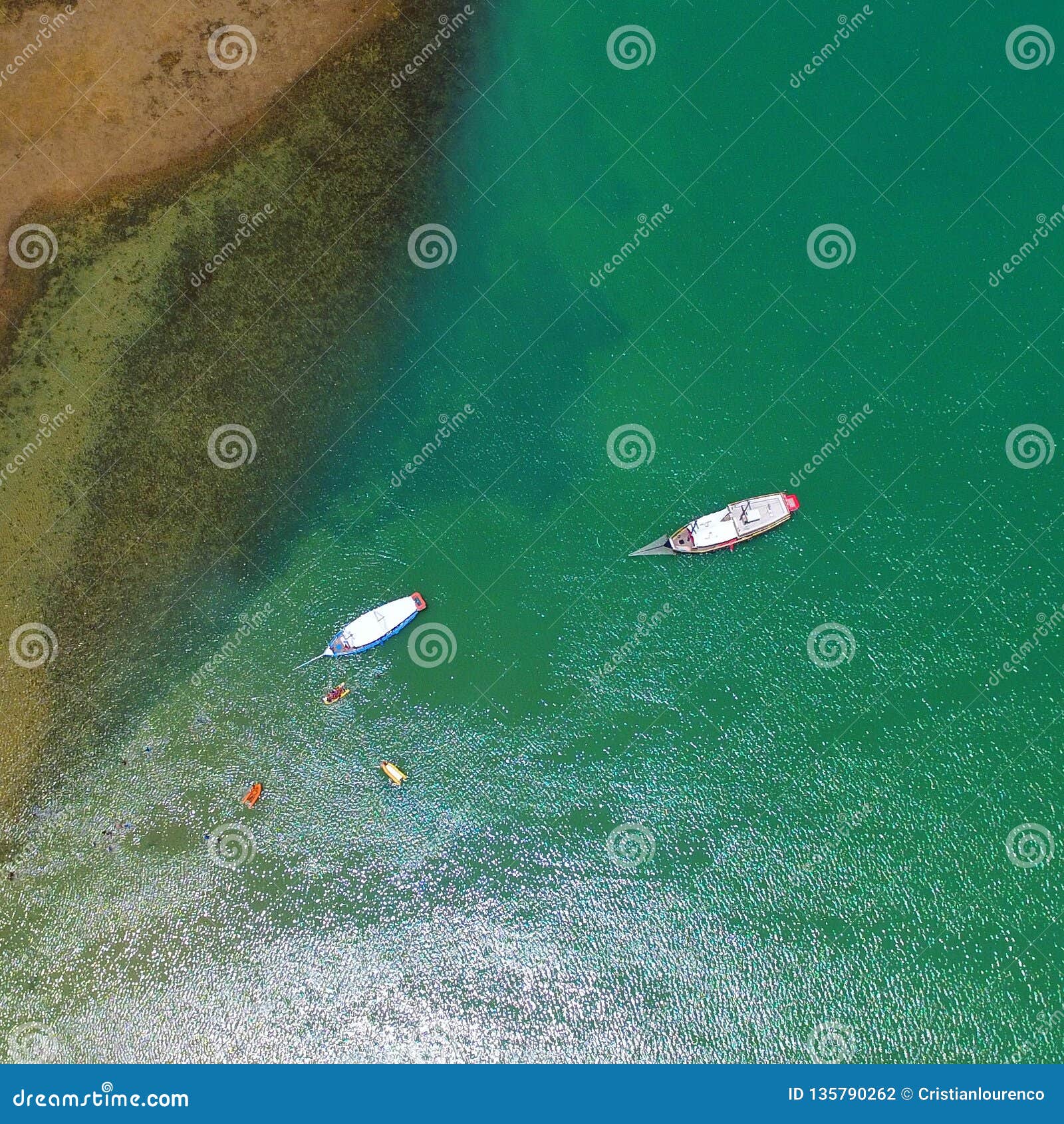 aerial view of porto seguro beach, bahia, brazil