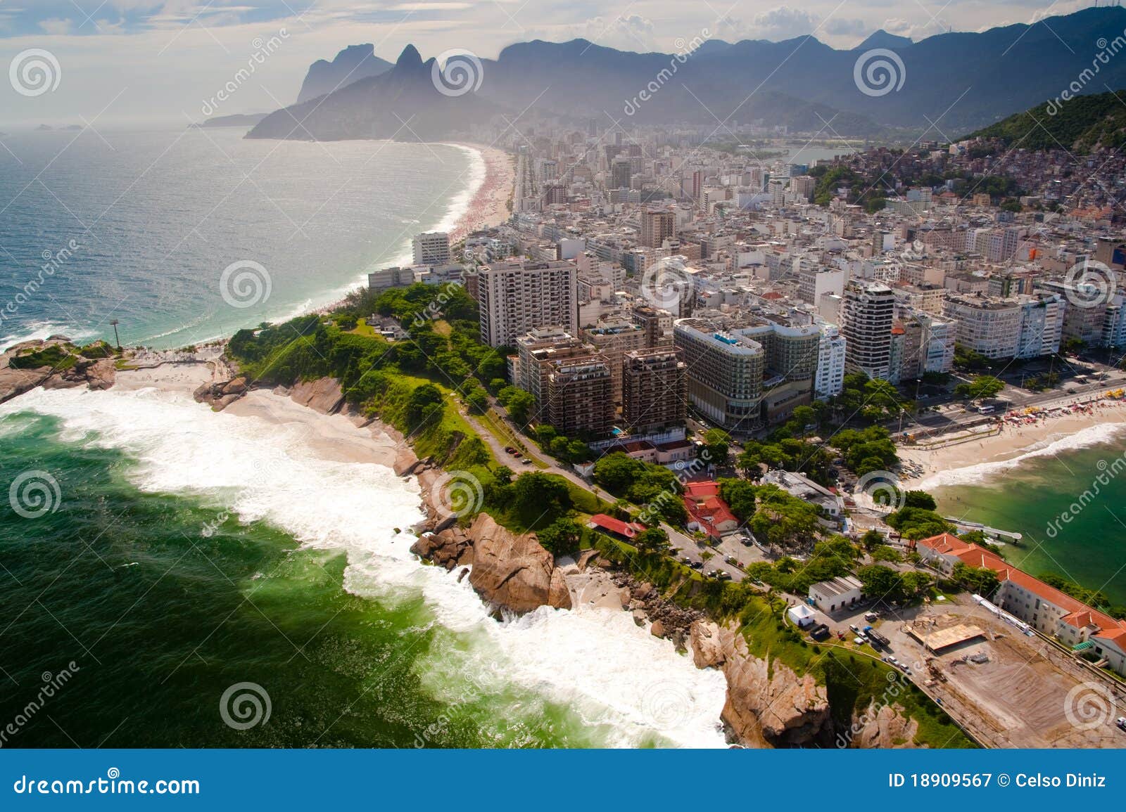 aerial view on rio de janeiro