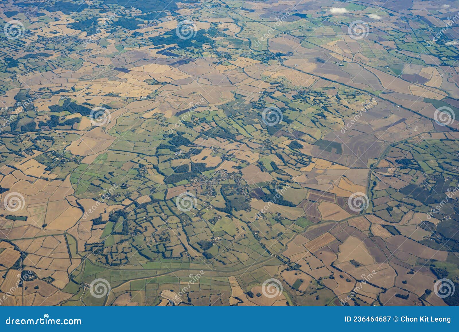 aerial view of united kingdom