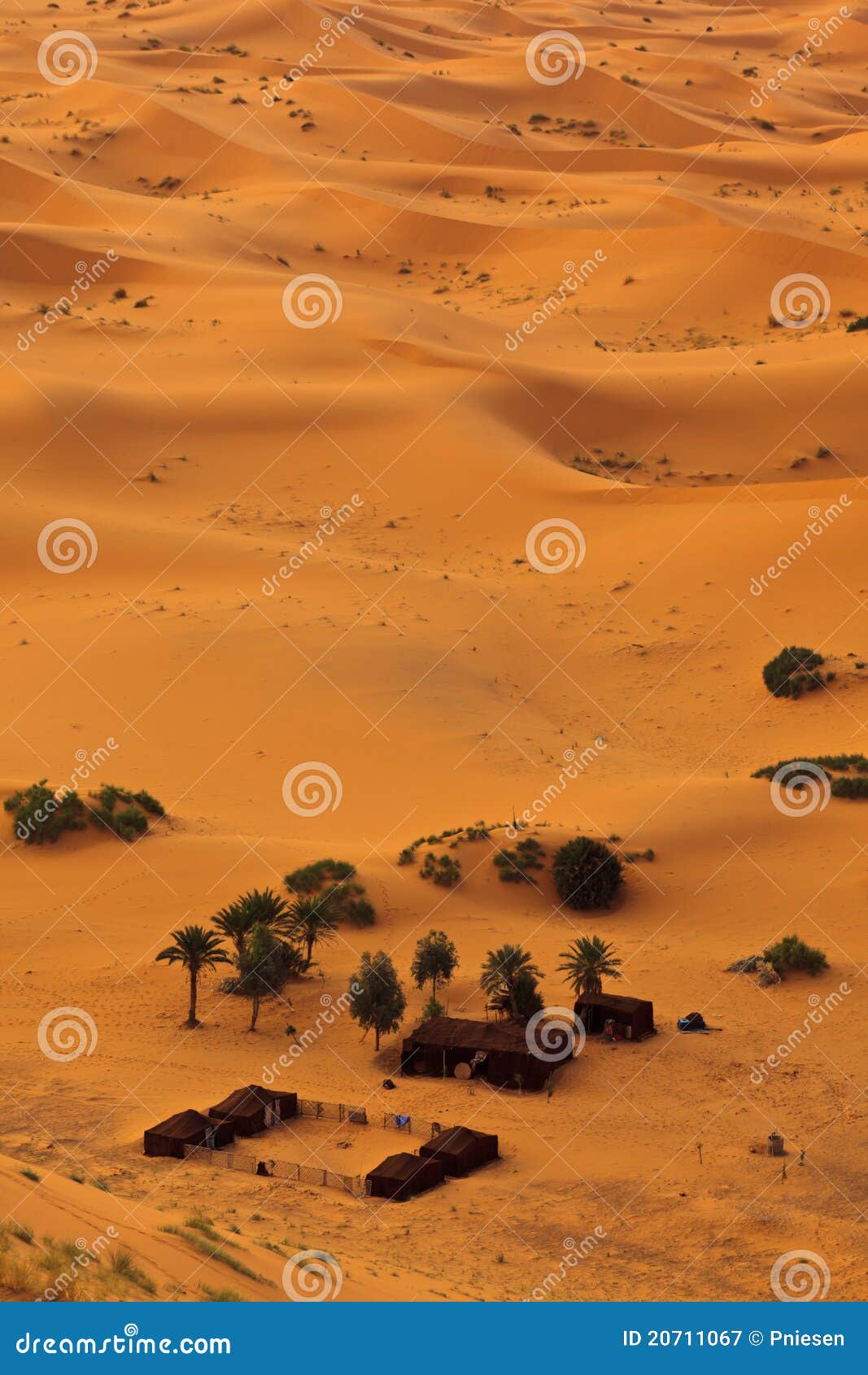 Aerial View of Sahara and Bedouin Camp, Morocco Stock Image - Image of ...