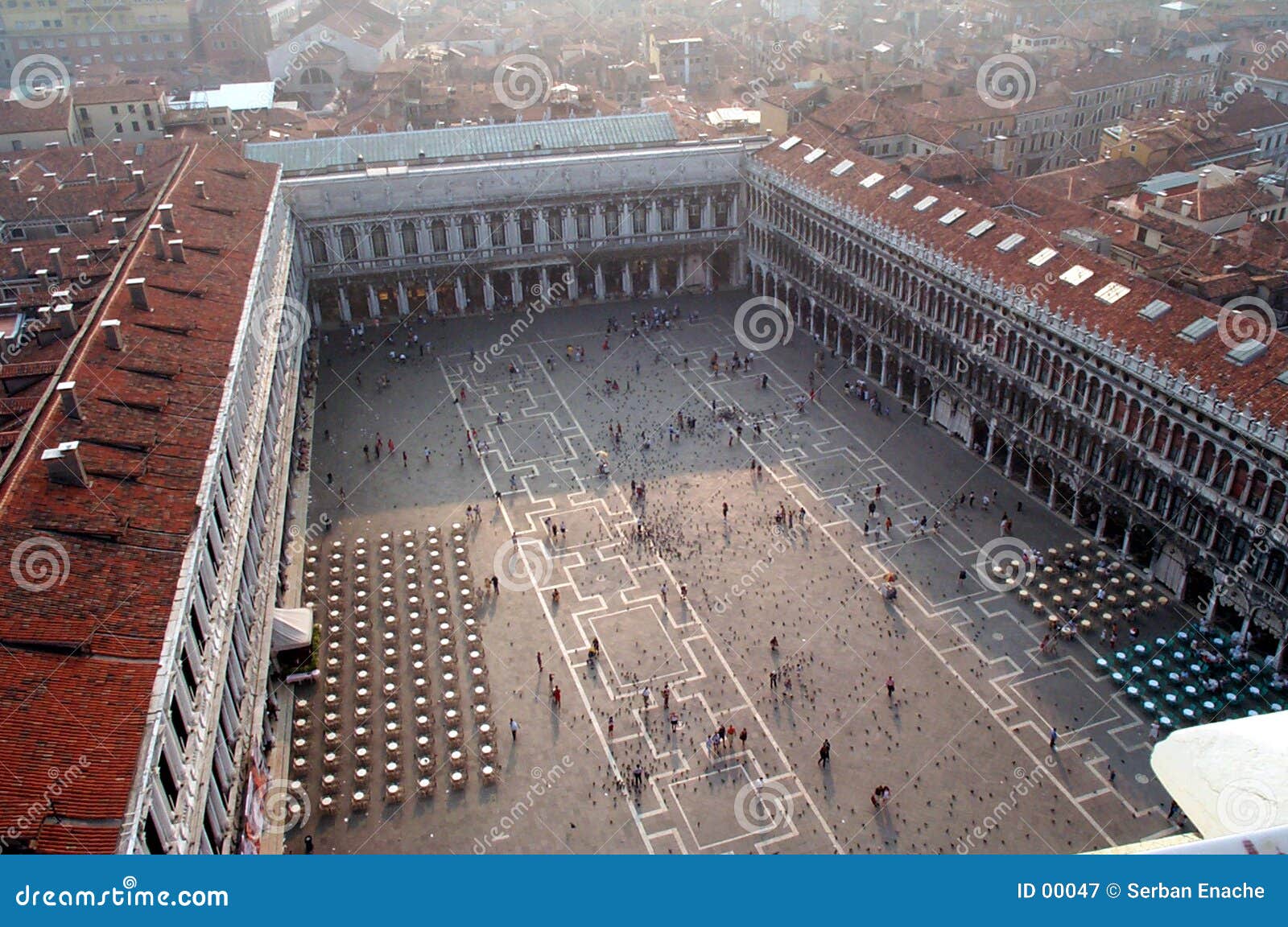 aerial view of san marco square