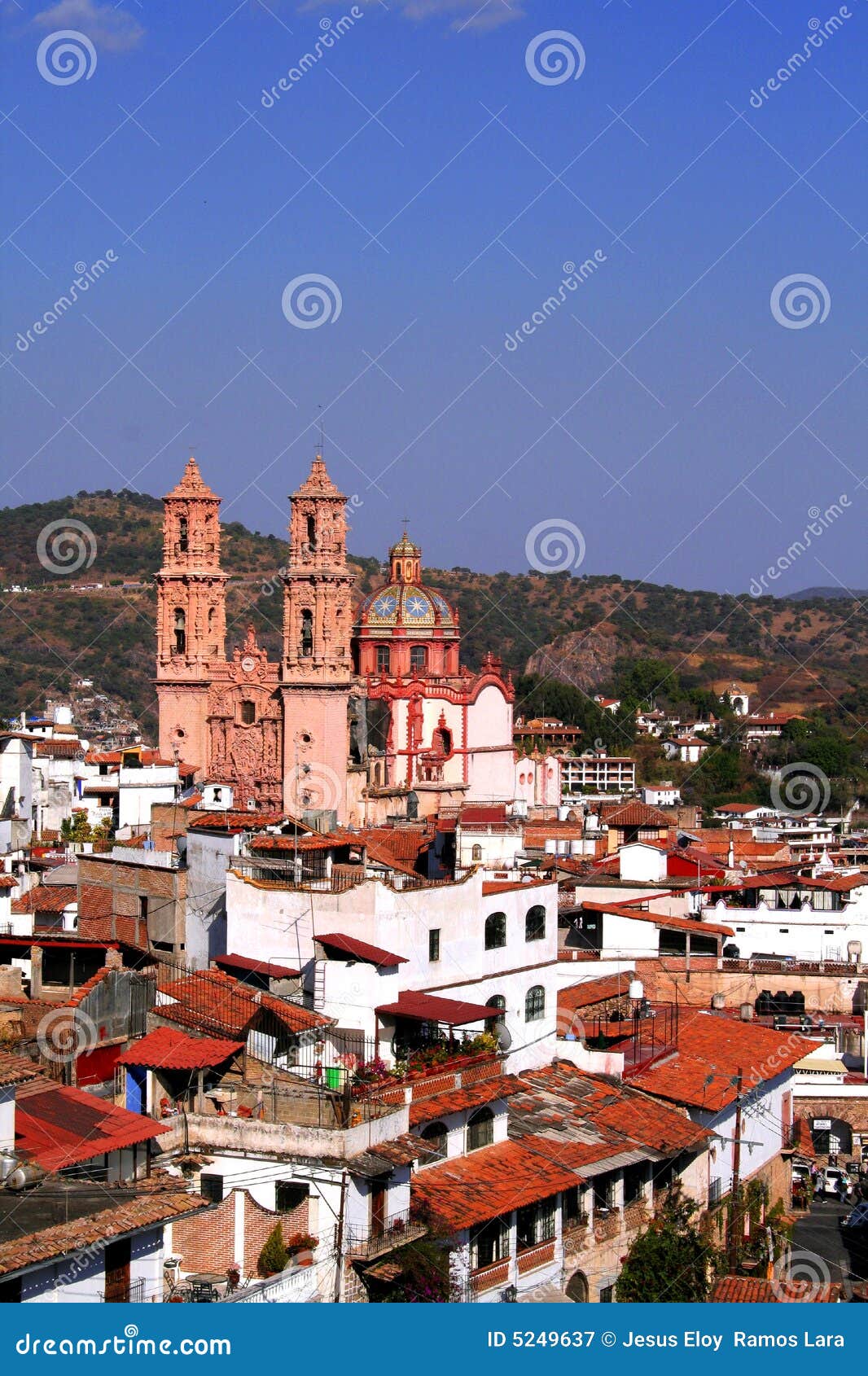 aerial view of taxco