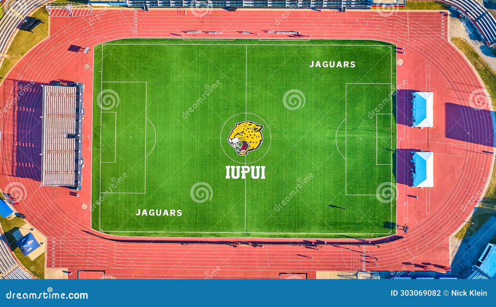 Aerial View of University Soccer Stadium with Track Editorial Photography Image of jaguars