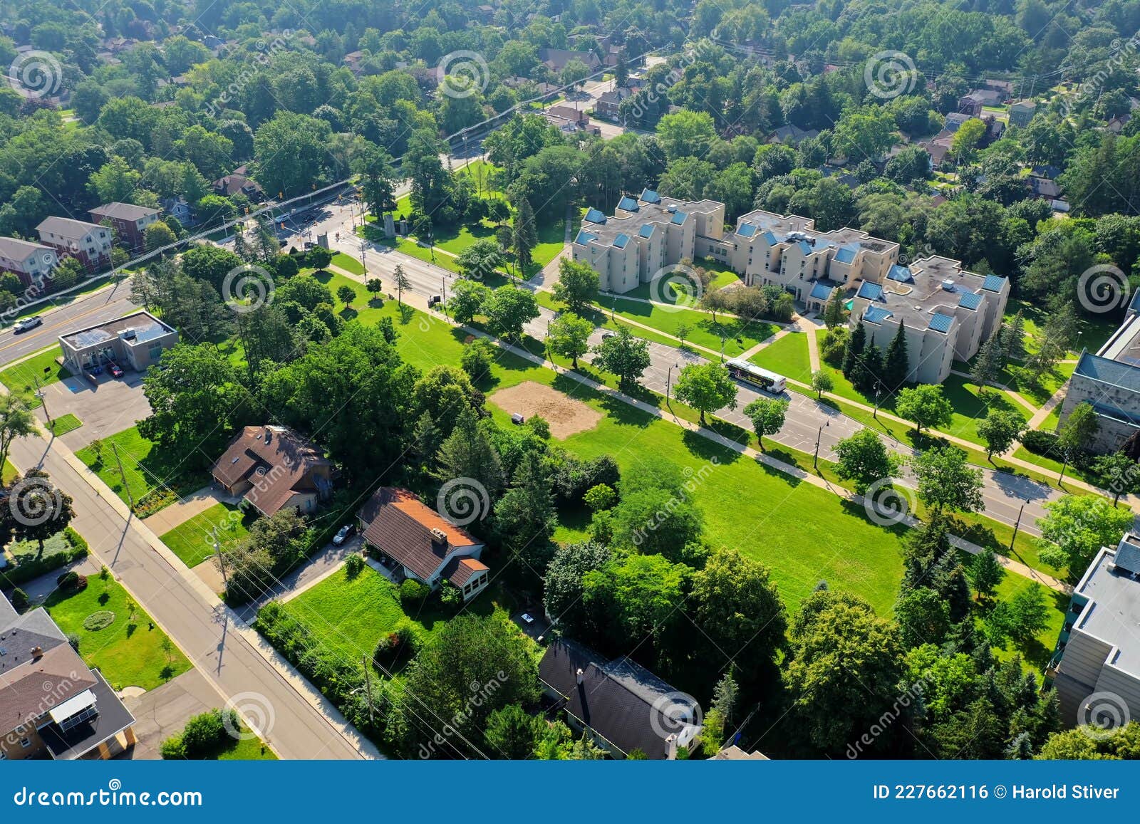 Aerial View Of The University Of Western Ontario In London Canada Aerial View Of The University Of Western Ontario In London Canada