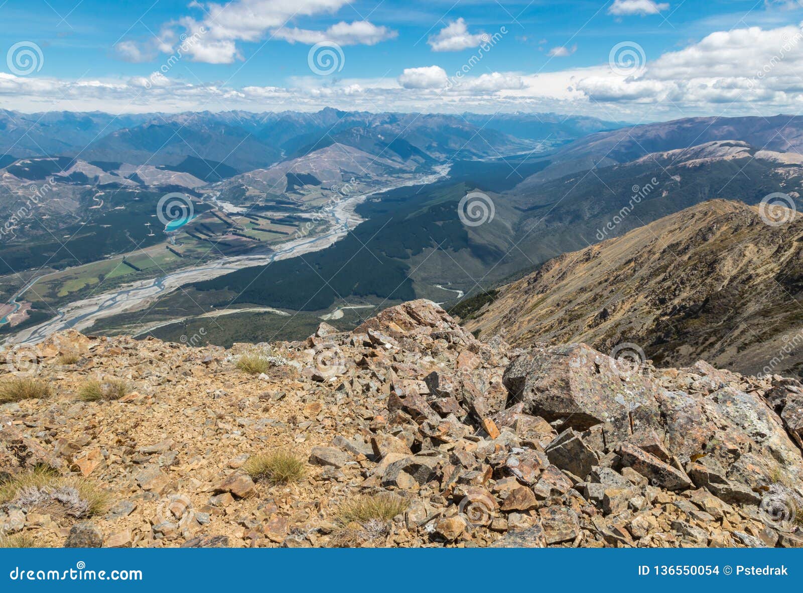 wairau valley in southern alps, south island, new zealand