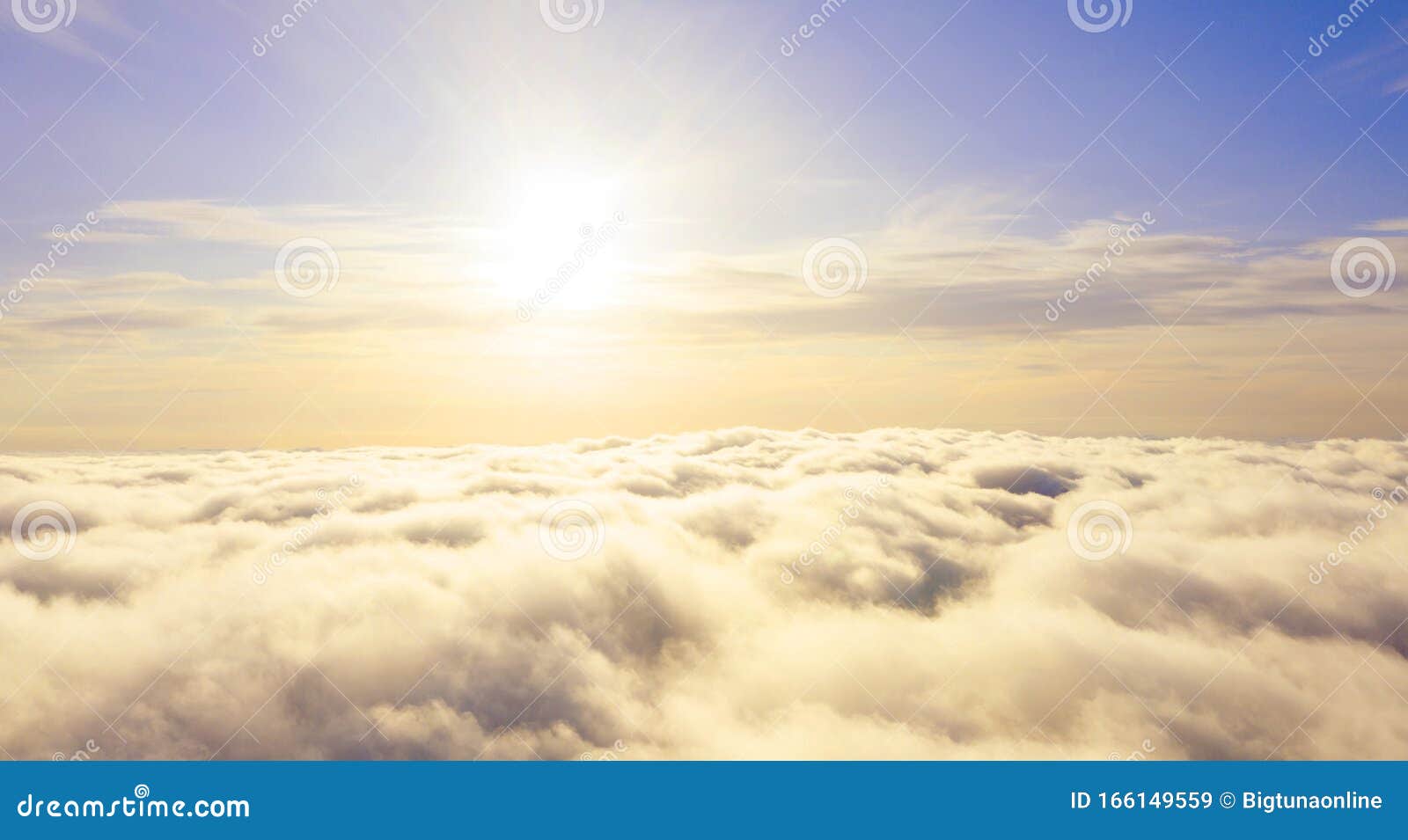 aerial view white clouds in blue sky. top view. view from drone. aerial bird`s eye view. aerial top view cloudscape. texture of c