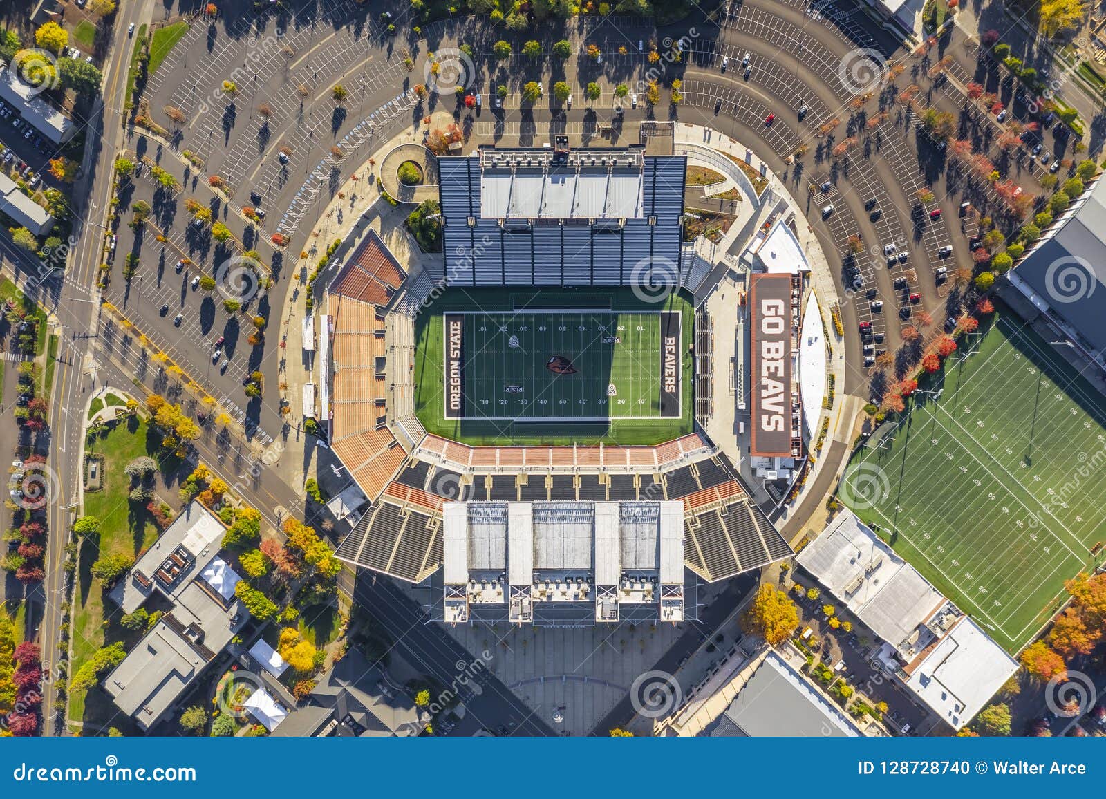 Reser Stadium Virtual Seating Chart