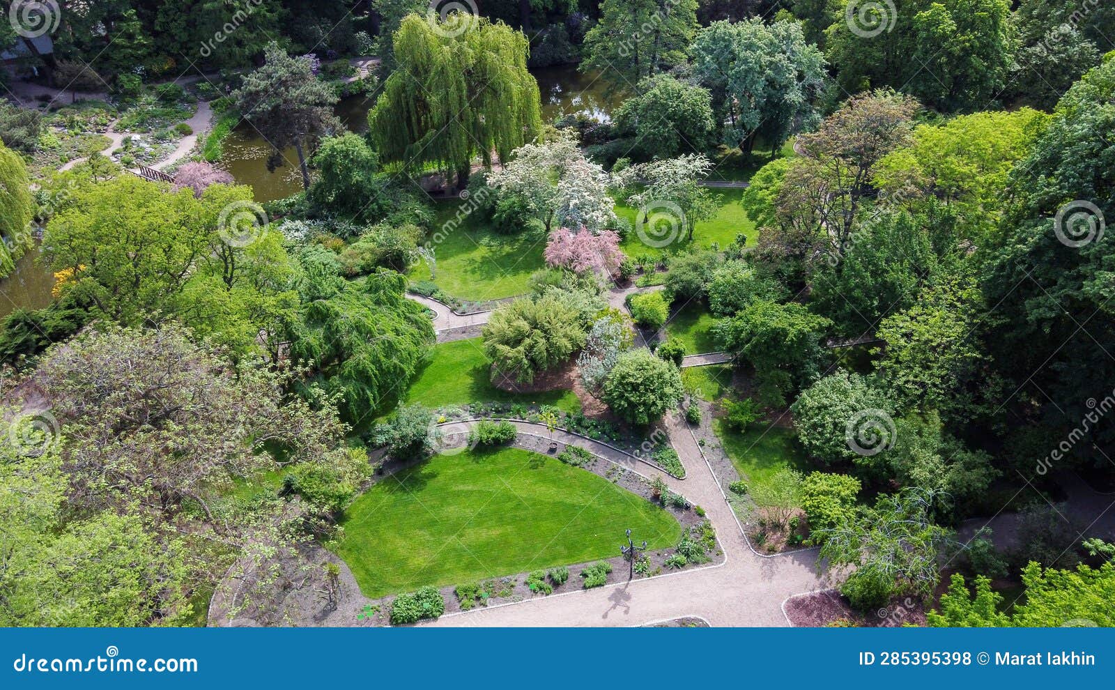 aerila view on wroclaw botanical garden