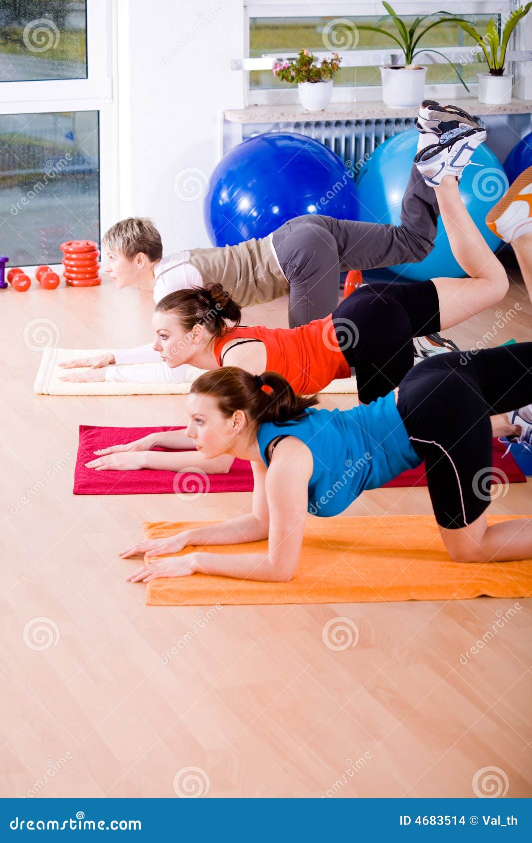 Aerobics 12 stock photo. Image of yoga, young, build, muscular 4683514