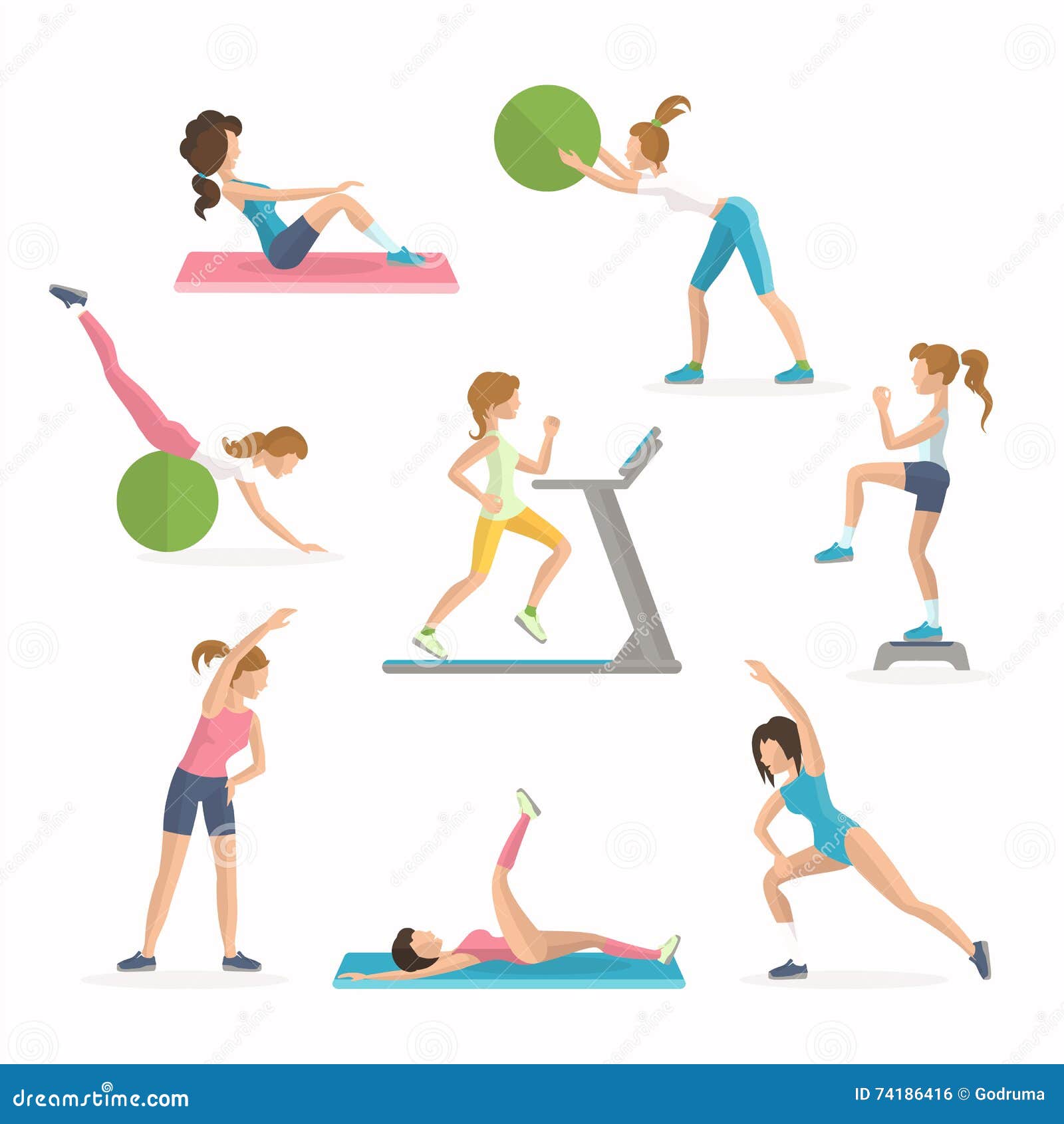 11,499 Step Aerobics Step Aerobics Images, Stock Photos, 3D objects, &  Vectors