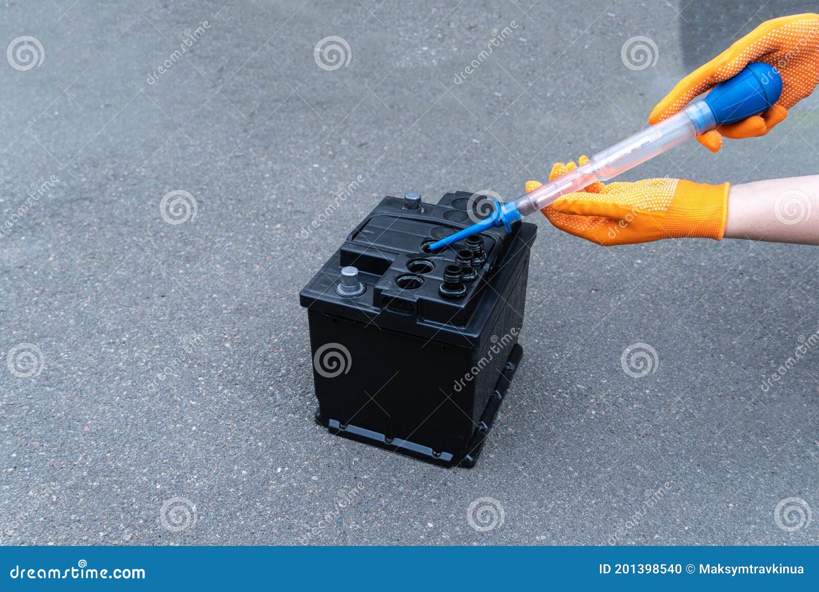 The Aerometer Measures the Density of the Electrolyte in the Battery