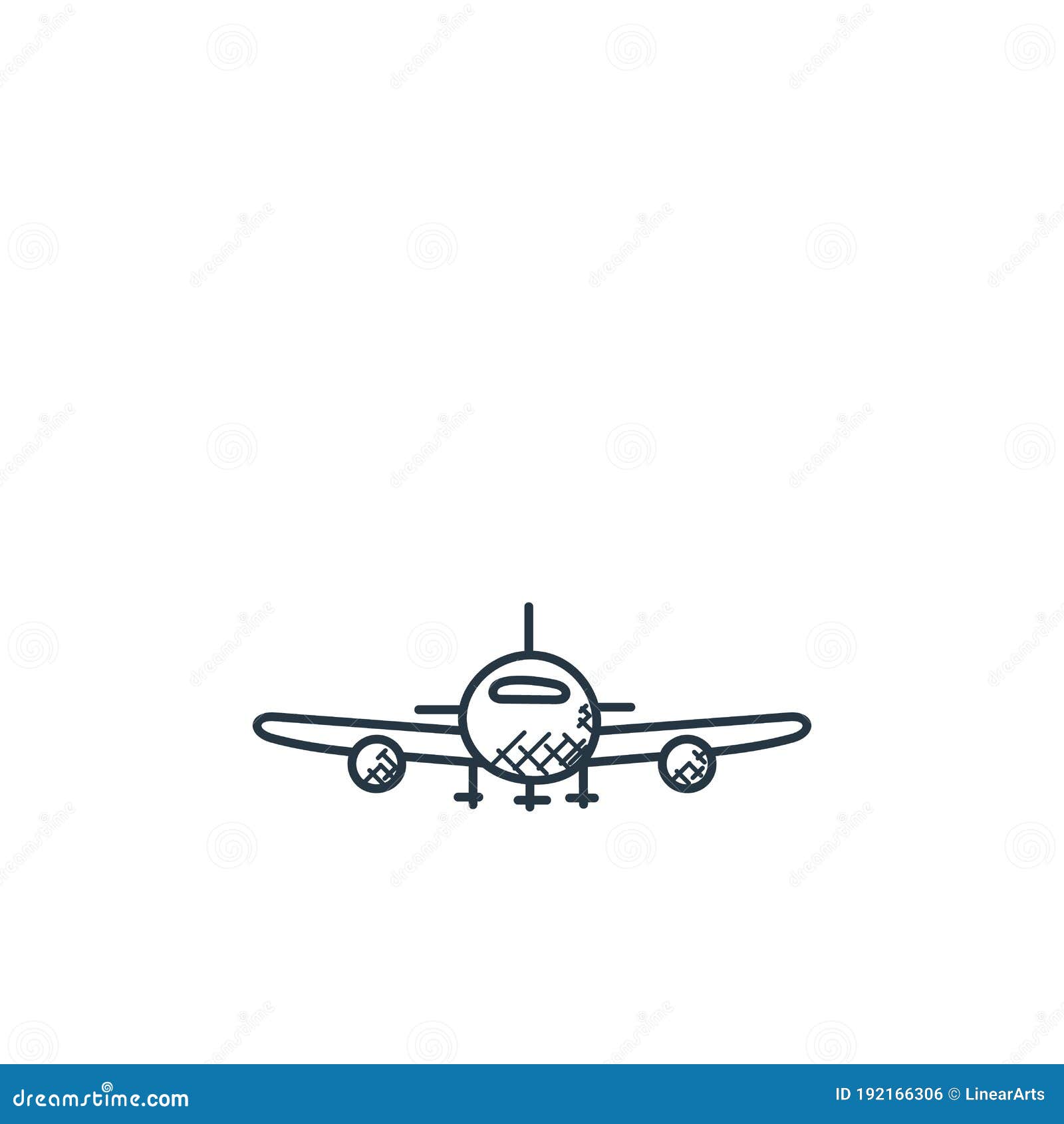 Aeroplane Icon Vector From Space And Aircraft Concept Thin Line Illustration Of Aeroplane Editable Stroke Aeroplane Linear Sign Stock Vector Illustration Of Plane Circle 192166306