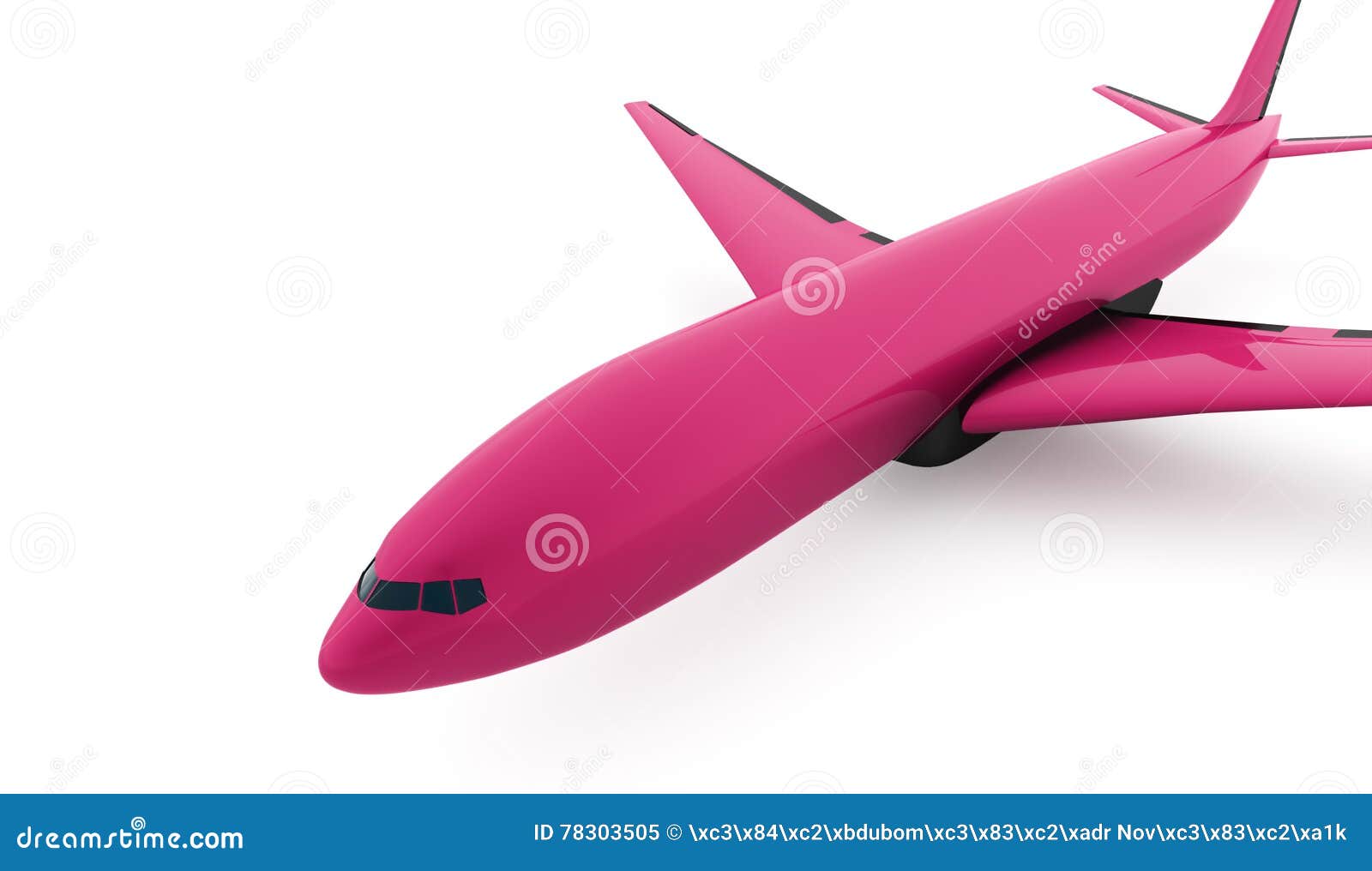 pink aeroplane toy