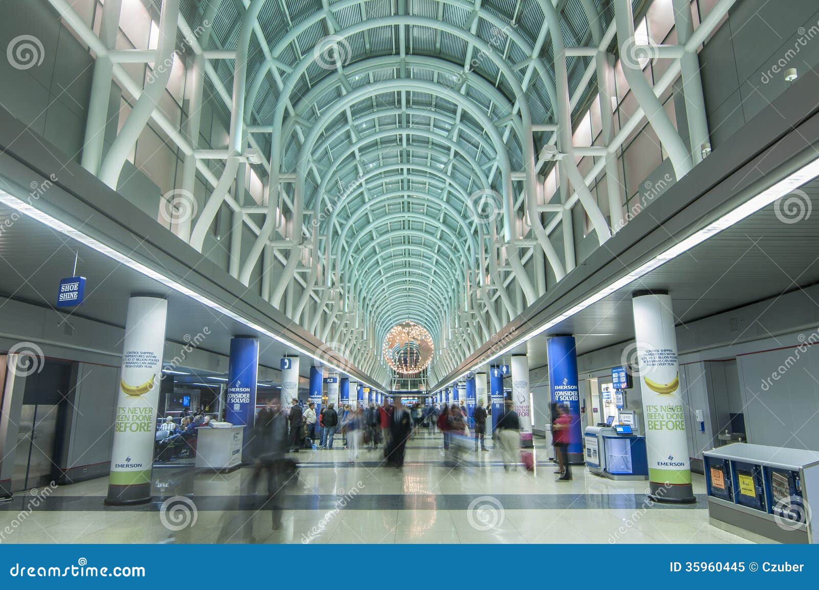 Aeroporto Di O'Hare in Chicago Immagine Editoriale Immagine di