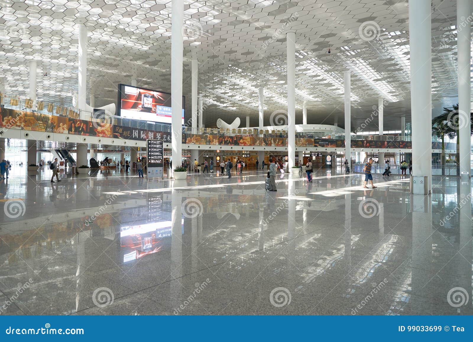Aeropuerto Internacional De Shenzhen Bao'an Imagen de archivo editorial