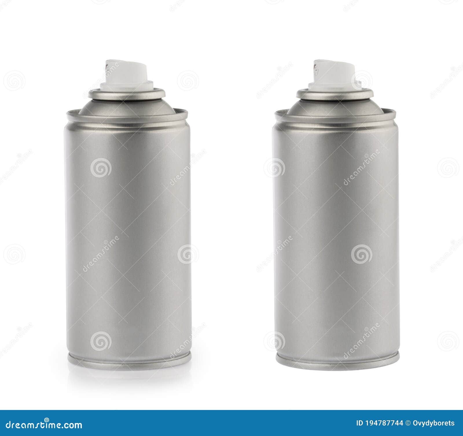 aerosol spray can  on white background