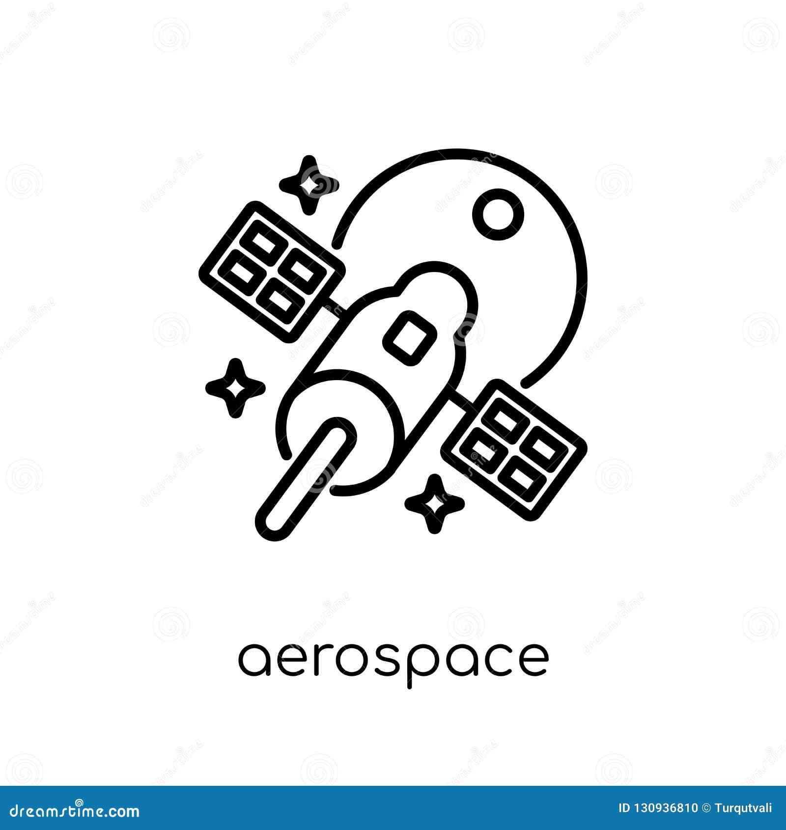 aerospace icon from astronomy collection.