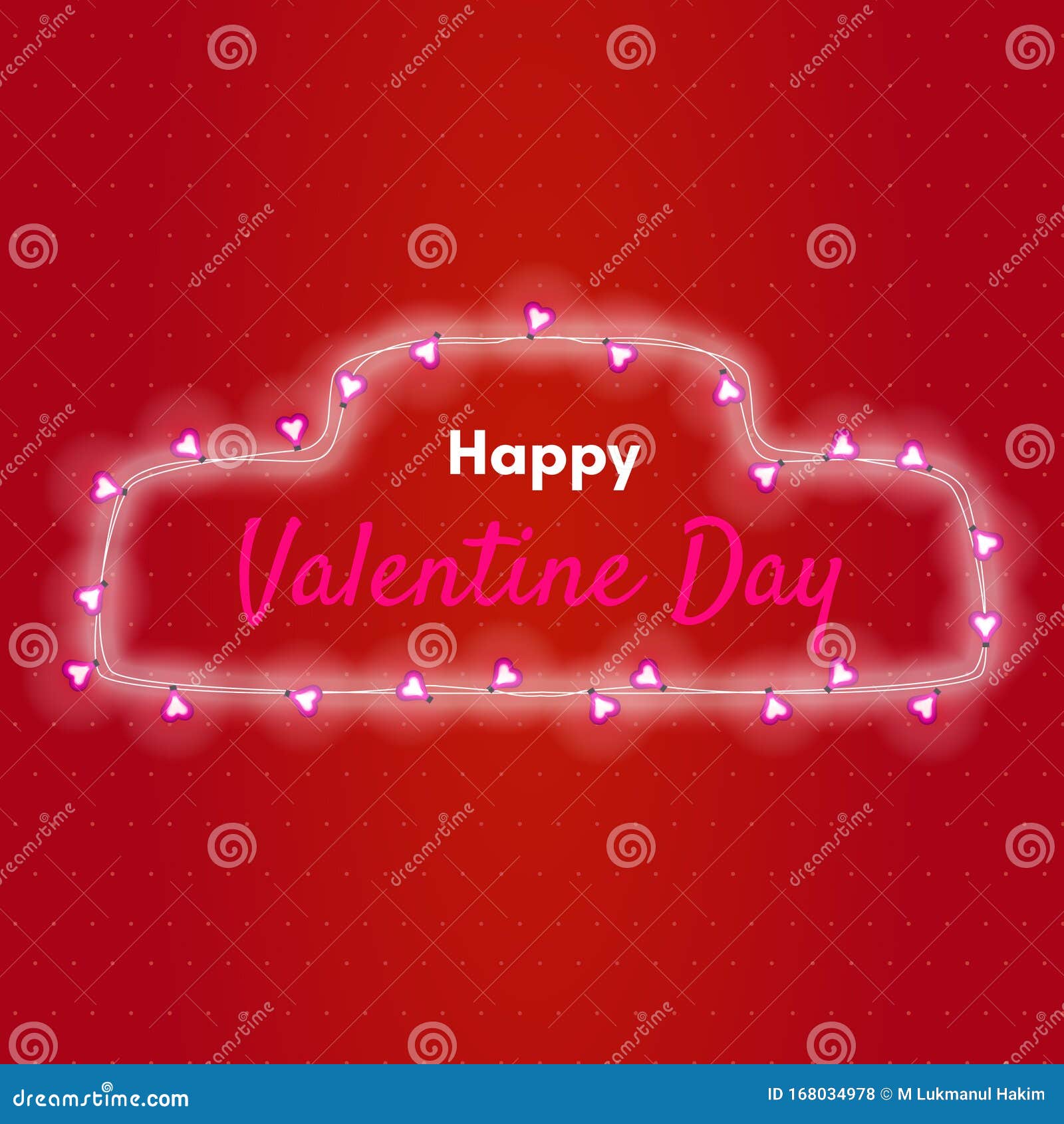 Aesthetic Square Background Happy Valentine Day with Lamp Love in Maroon  Color Modern Stock Vector - Illustration of header, hearts: 168034978