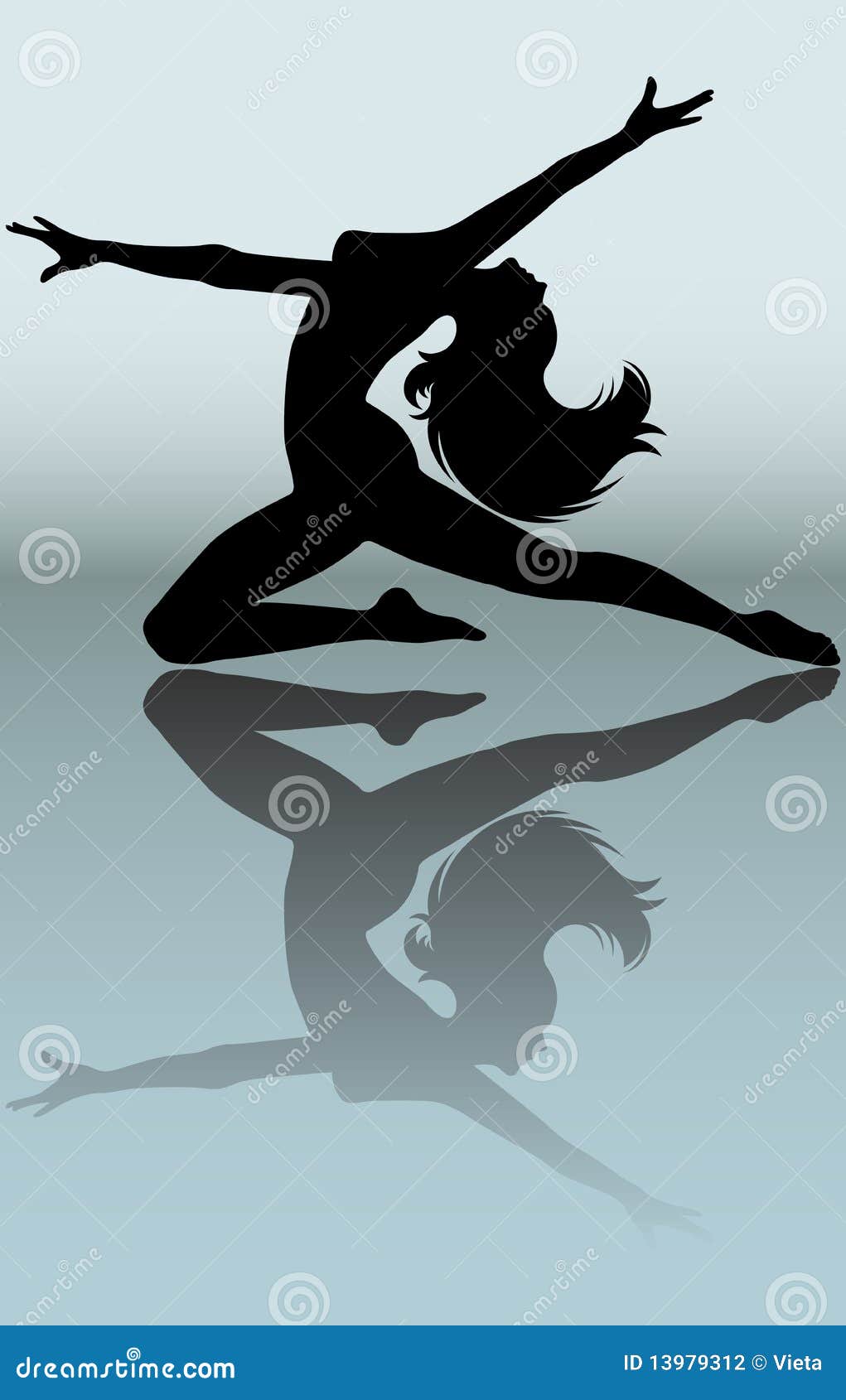 Aesthetic silhouette stock vector. Illustration of emotion 13979312