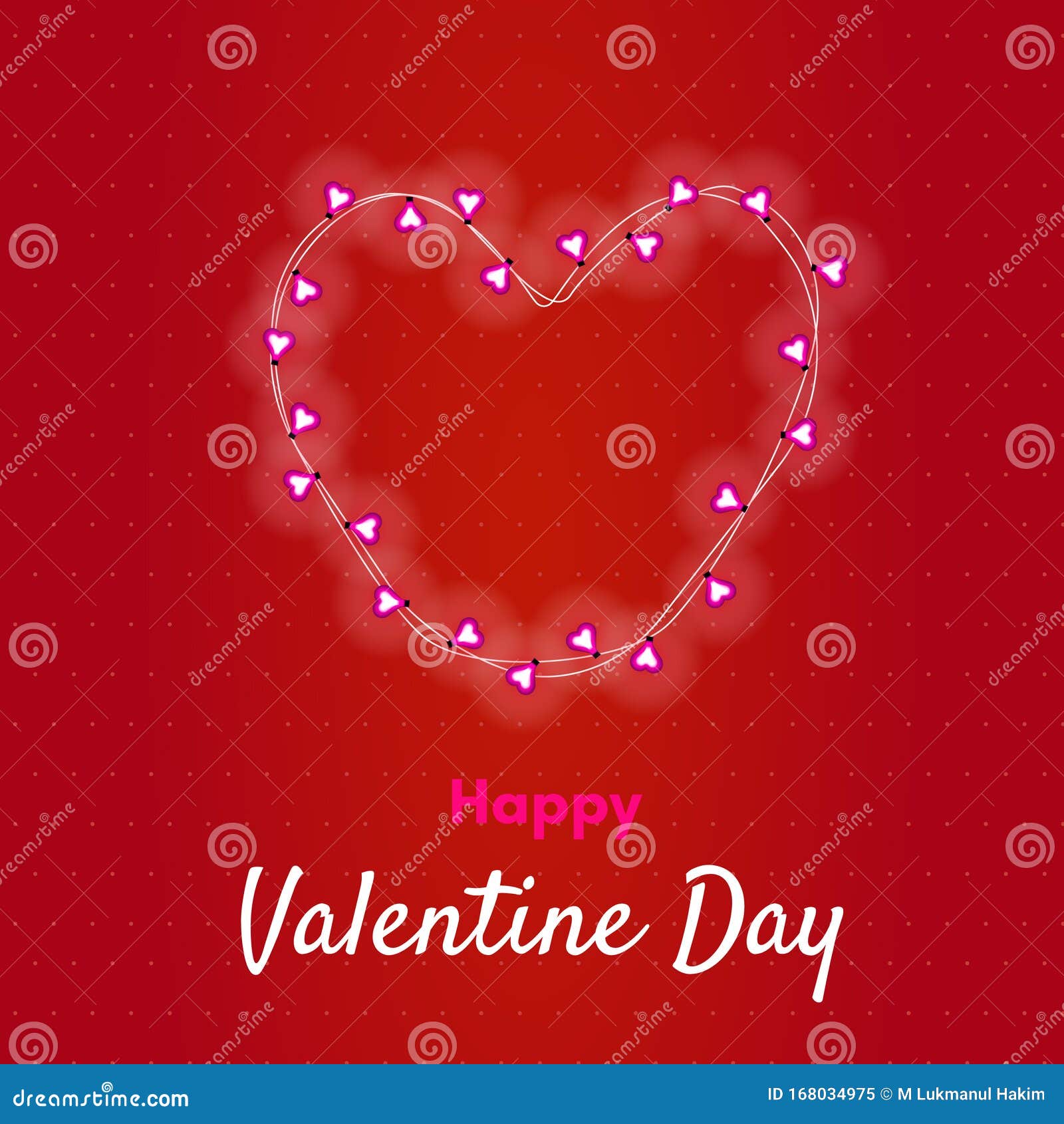 Aesthetic Square Background Happy Valentine Day with Lamp Love in Maroon  Color Modern Stock Vector - Illustration of light, glowing: 168034975