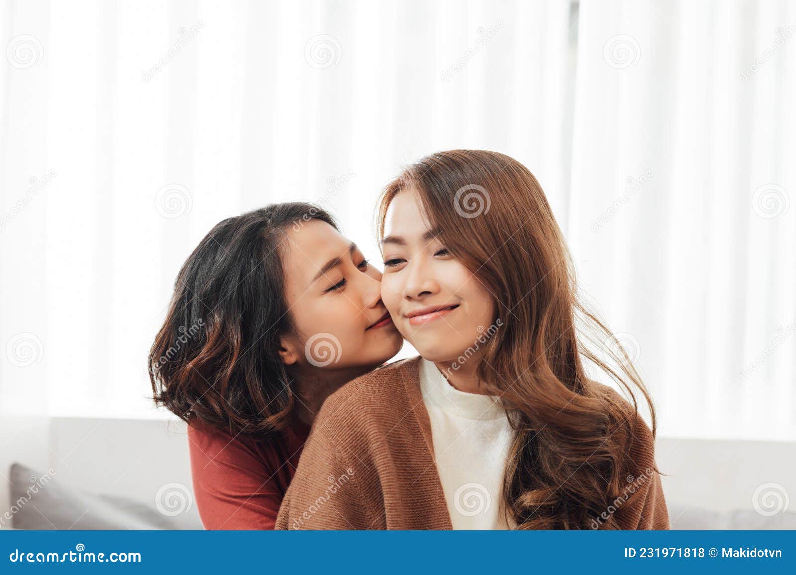 Hot Asian Girls Kiss