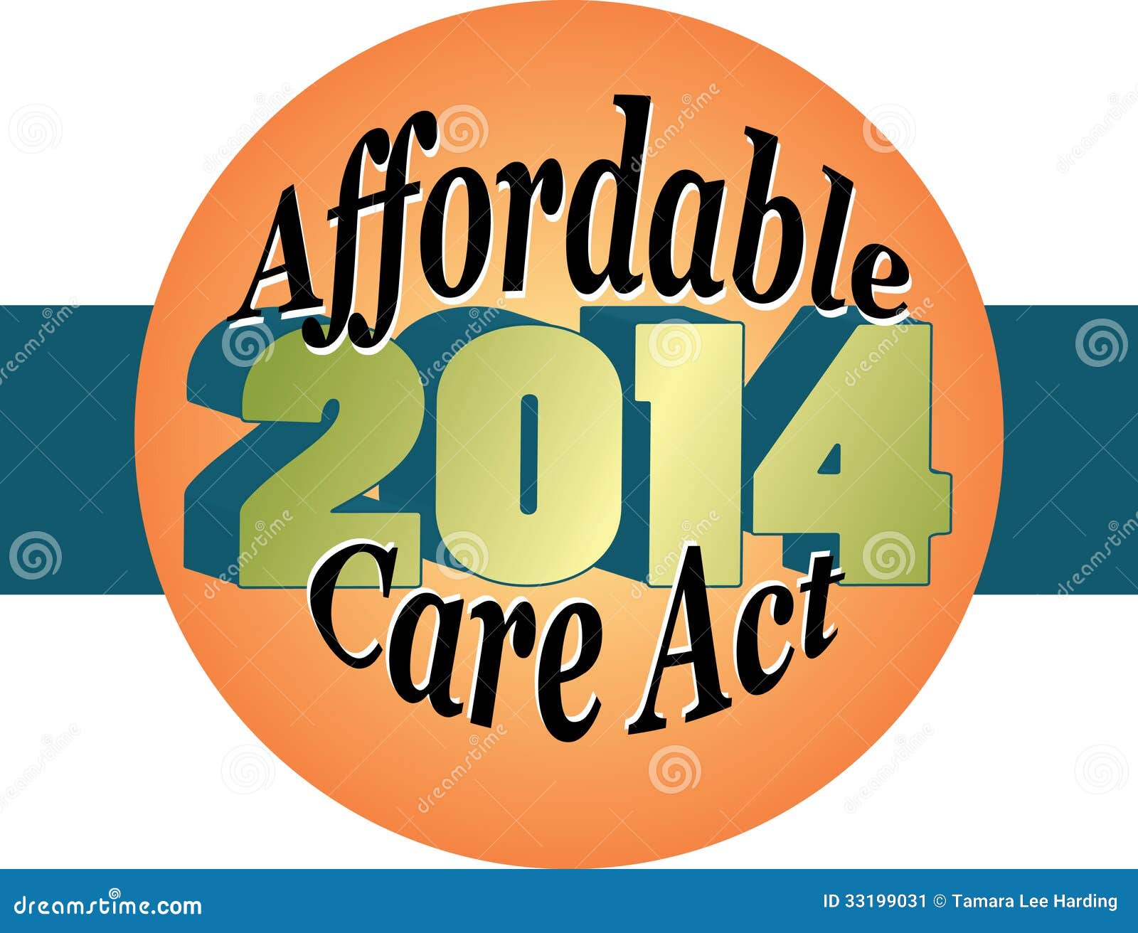 Affordable Care Act 2014 stock illustration. Illustration of obamacare