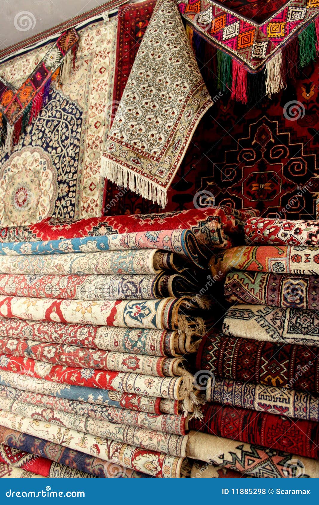 Afghan carpets stock photo. Image of cotton, trader, specimen 11885298