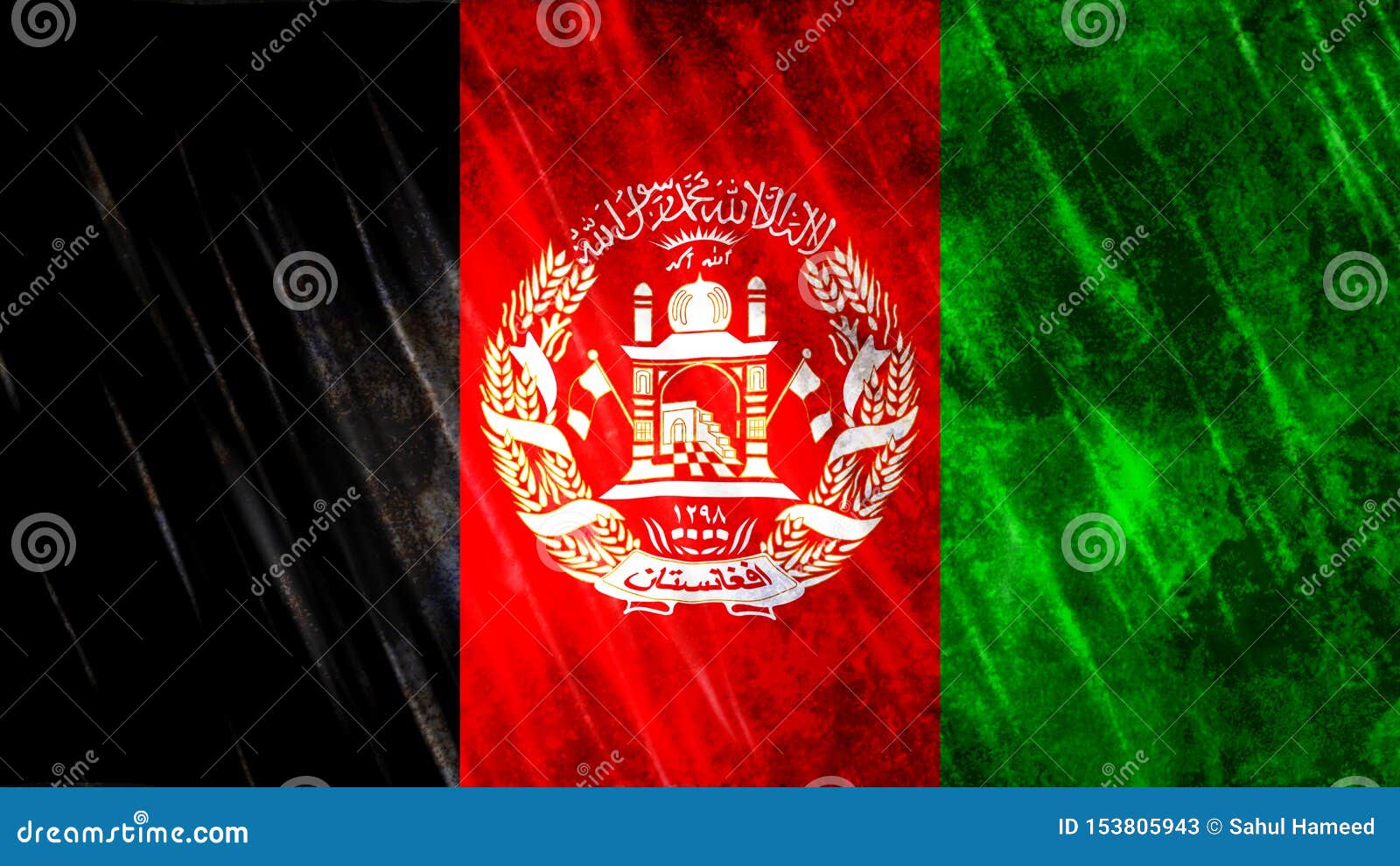 Afghanistan Flag stock image. Image of backgrounds, politics - 153805943