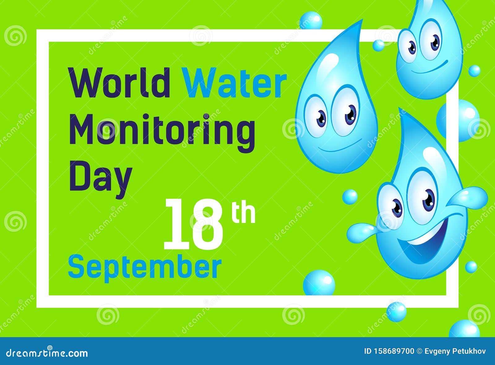 Afiche Con Gota De Agua En Dibujos Animados. Festividad Internacional, DÃa Mundial De Vigilancia Del Agua. El Concepto De Agua Po Ilustración del Vector - Ilustración de tierra, globo: 158689700 Afiche Con Gota De Agua En Dibujos Animados. Festividad Internacional, DÃa Mundial De Vigilancia Del Agua. El Concepto De Agua Po Ilustración del Vector - Ilustración de tierra, globo: 158689700
