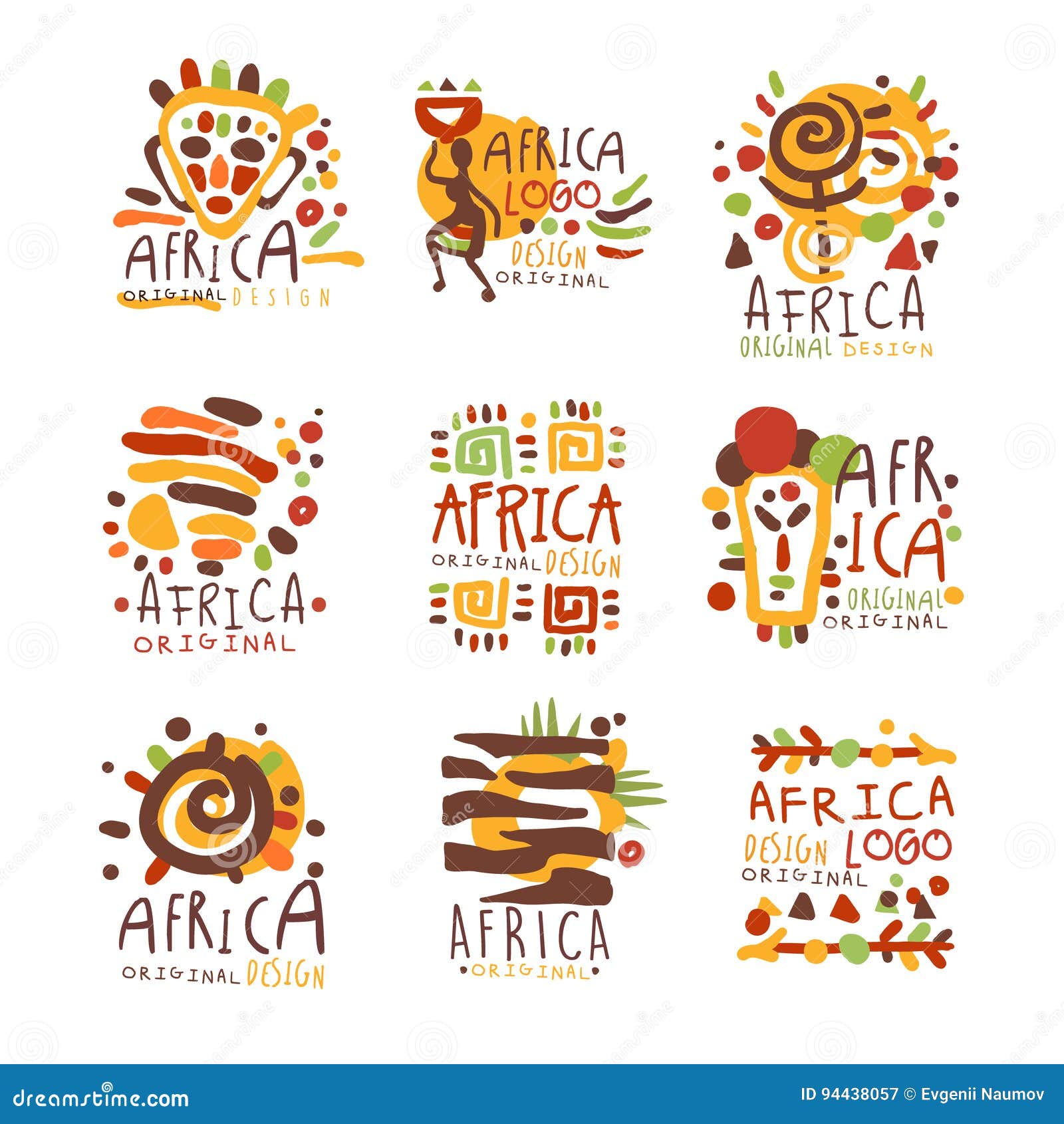 Download Africa Logo Original Design. Travel To Africa Colorful ...