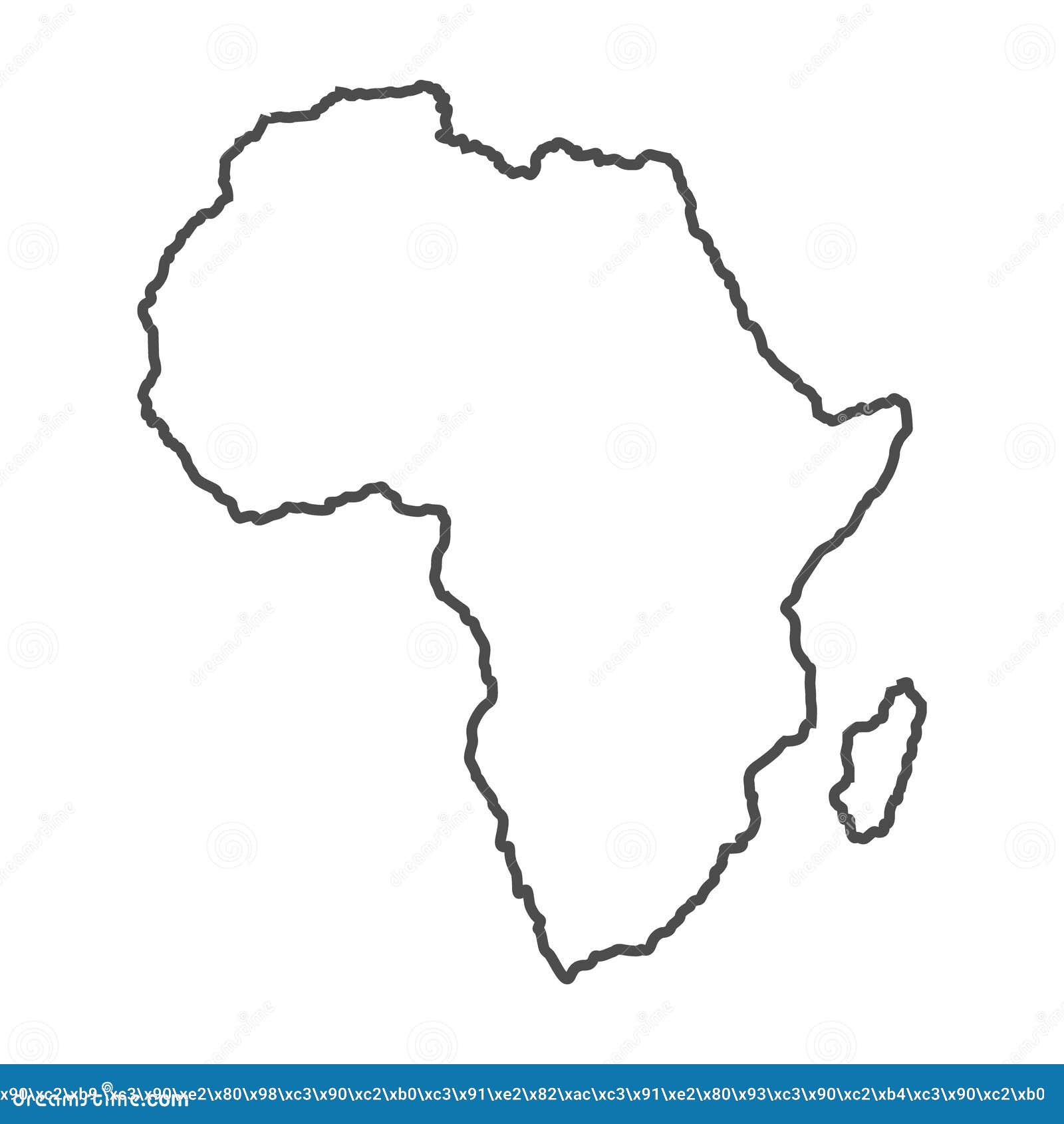 africa on world map