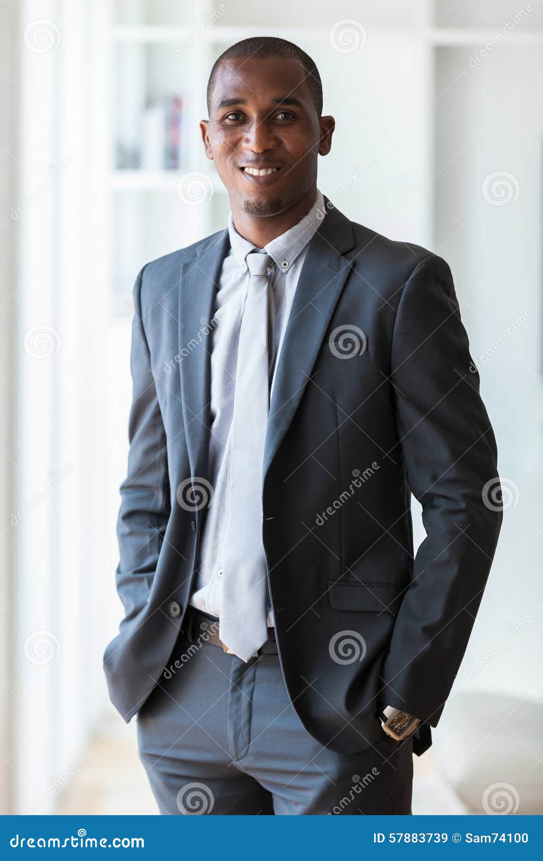 African American Business Man - Black People Stock Image - Image of ...