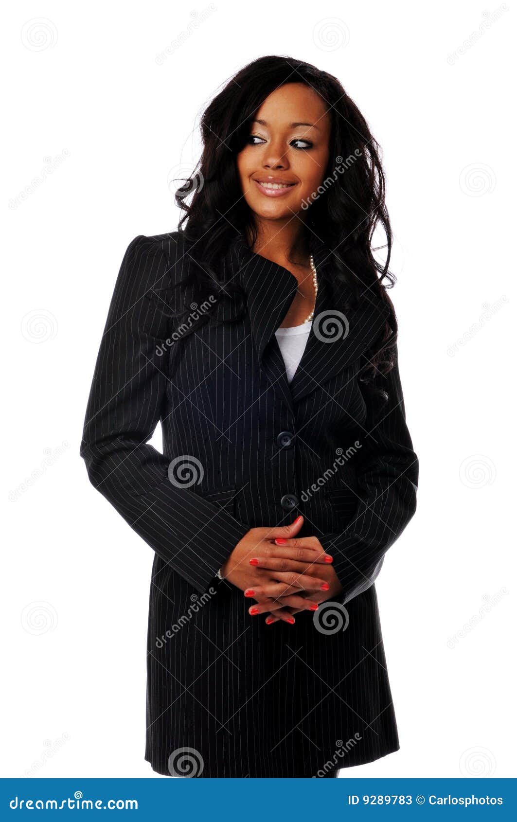 African American Businesswoman Stock Image - Image of joyful, black ...