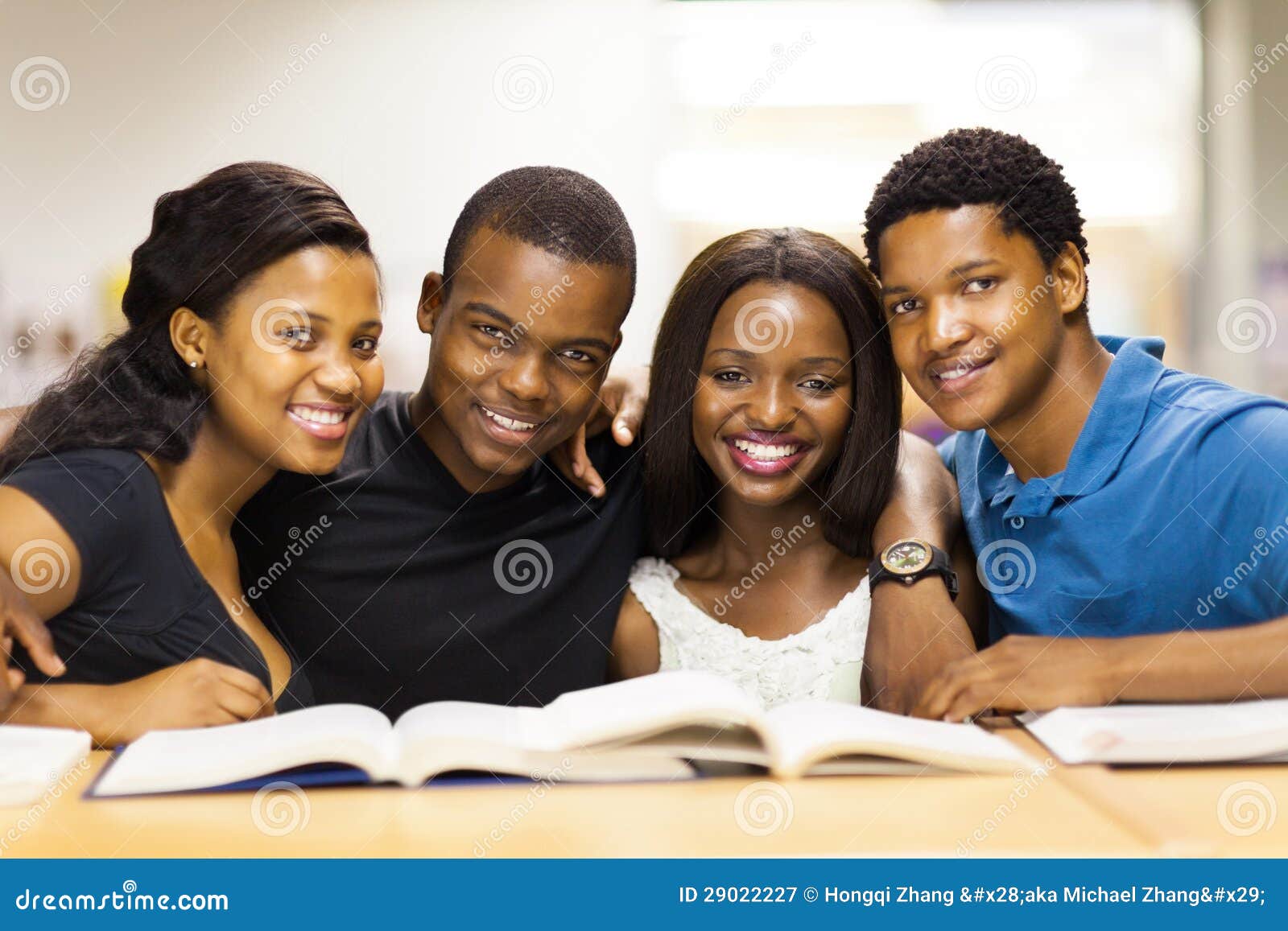 African American College Students Stock Image - Image: 29022227