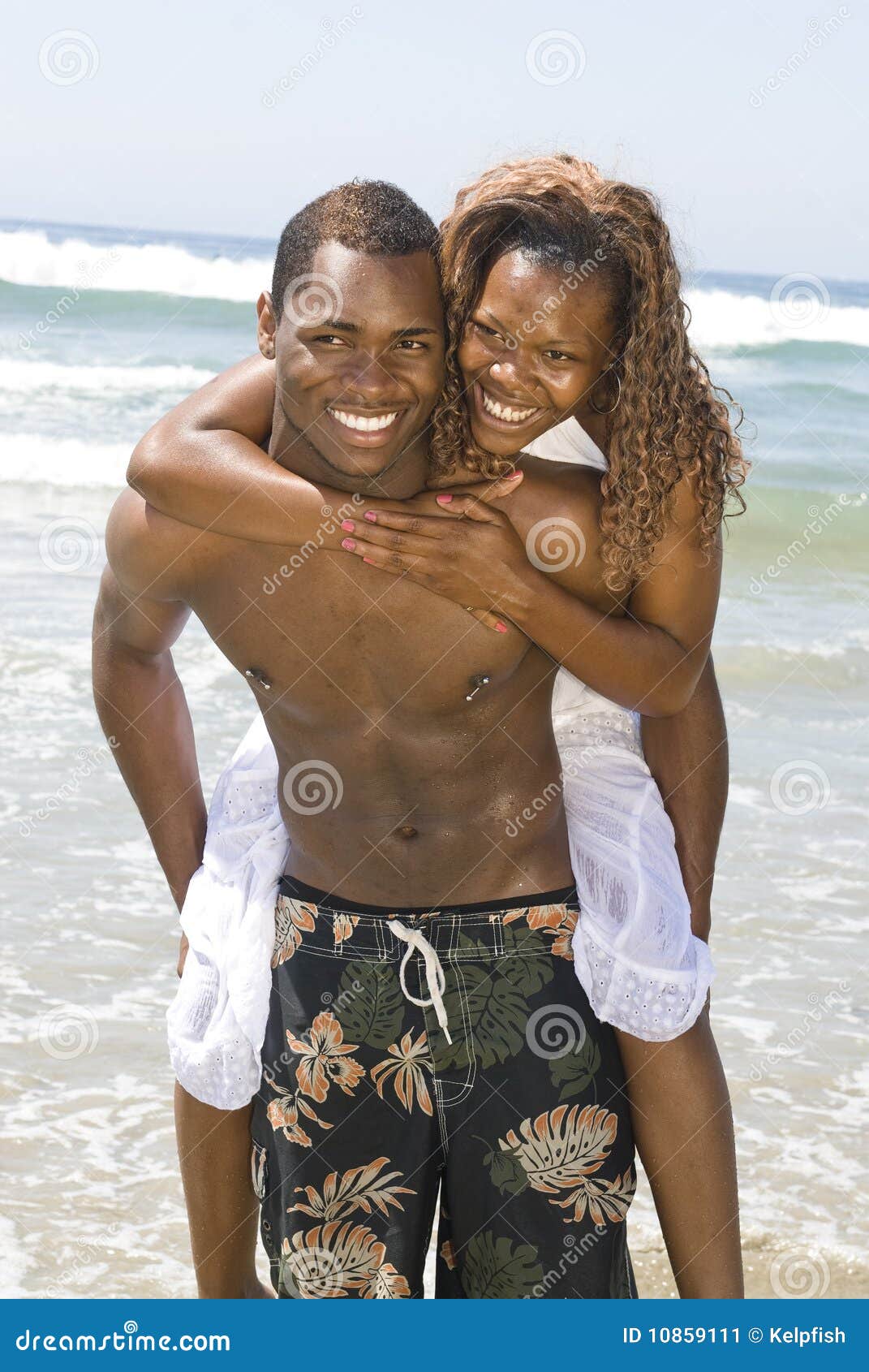 husband share wife the beach