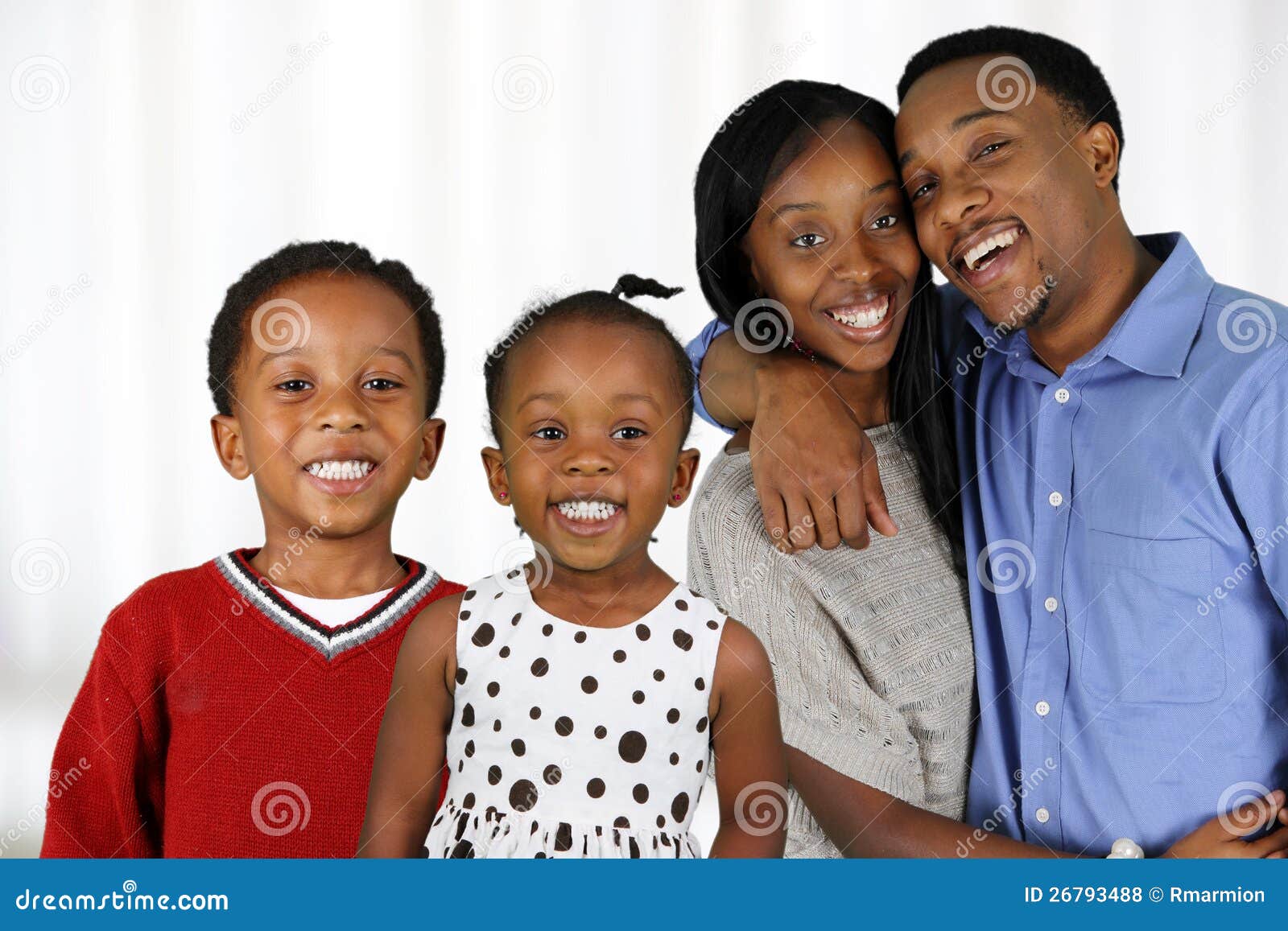 African American Family stock photo. Image of together - 26793488