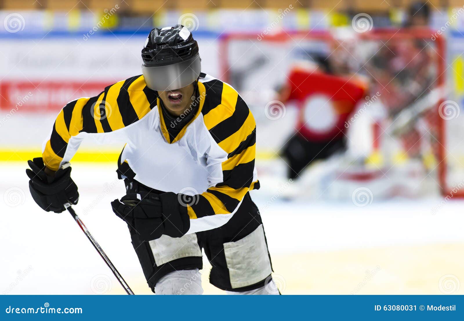 AfricanAmerican Hockey Player Editorial Photo Image of activity