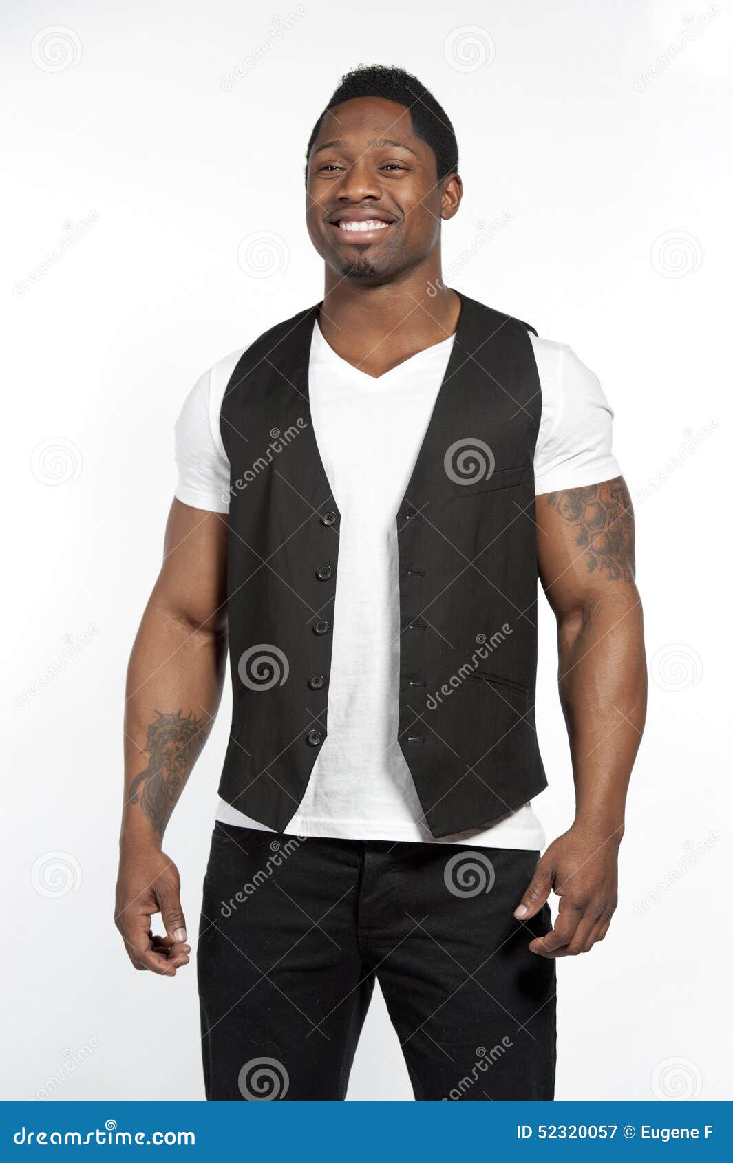 African American Male Model in Lifestyle Stock Image - Image of ...