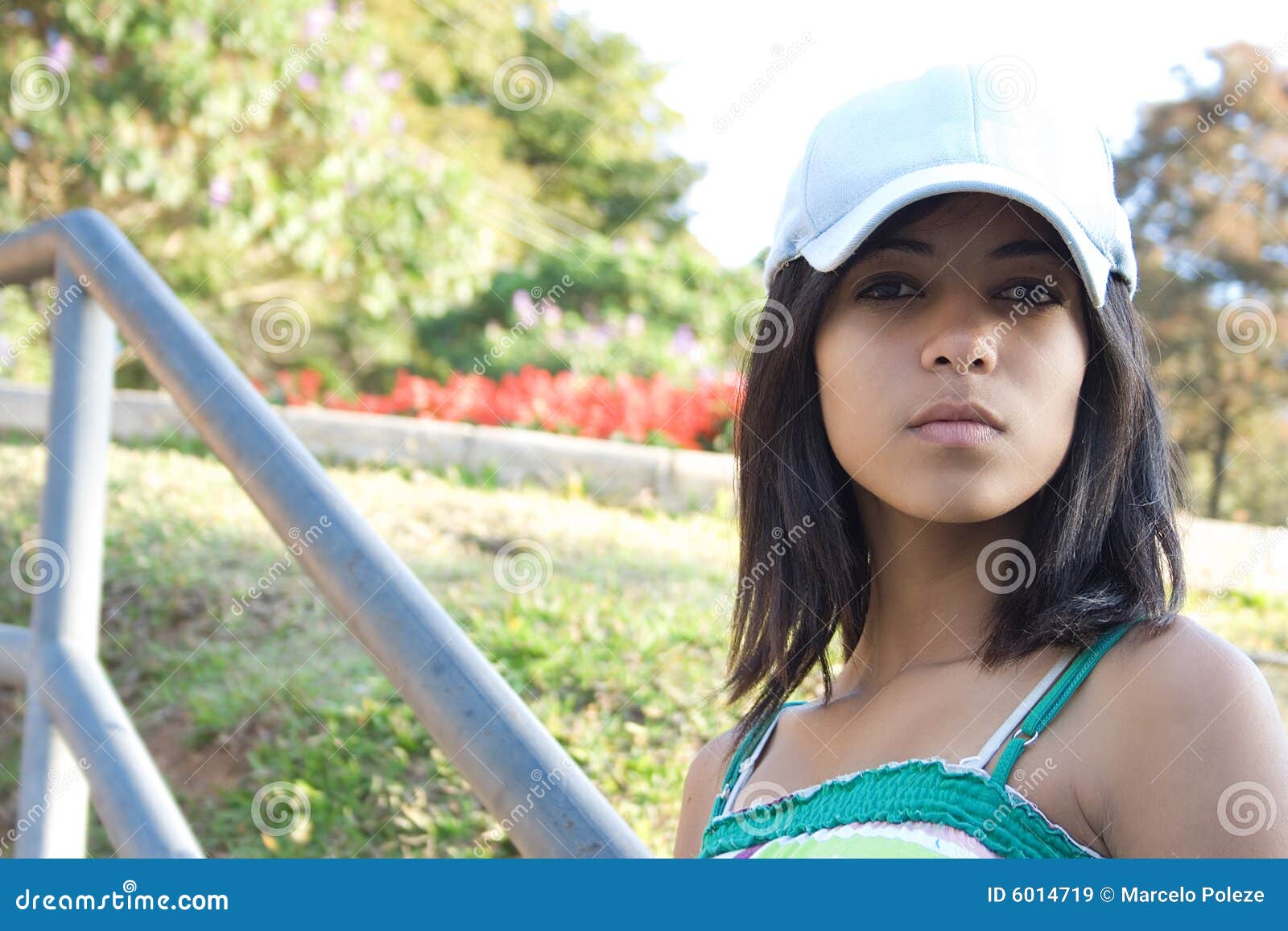 African American Serious Teen Royalty Free Stock Images