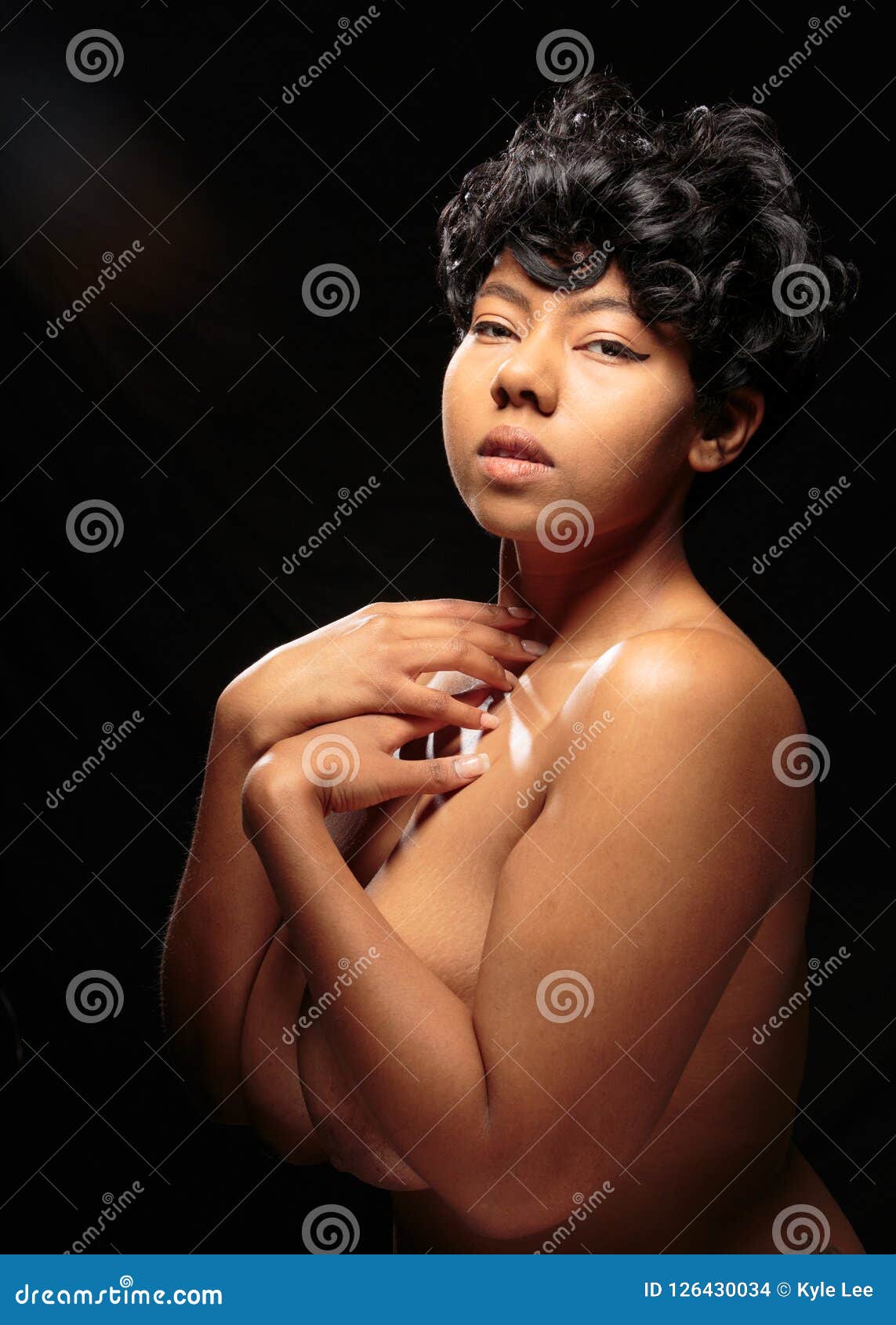 Black woman nude professional photoshoot Buxom Black Woman Nude Studio Shots Stock Photo Image Of Back Sensual 126430034