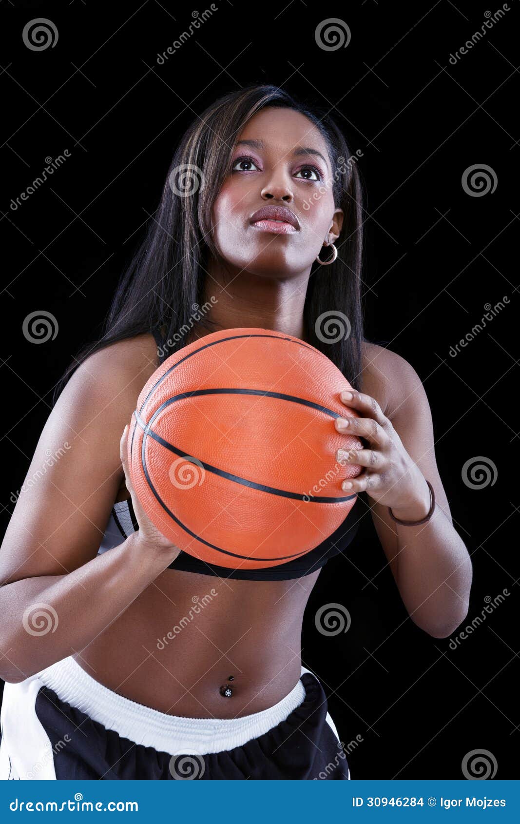Basketball Player Gets Two Black Babes
