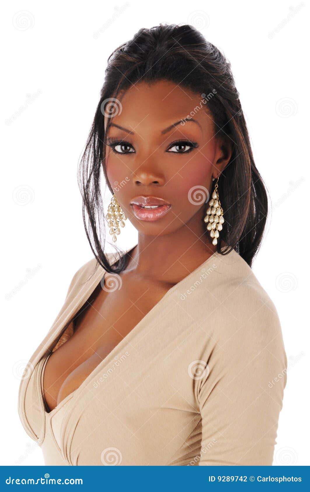 African American Young Fashion Woman Stock Photography Image 9289742