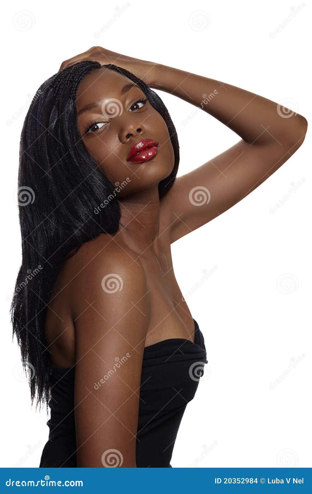 African Beautiful Woman with Long Hair. Stock Photo - Image of beauty, hairstyle: 20352984 African Beautiful Woman with Long Hair. Stock Photo - Image of beauty, hairstyle: 20352984
