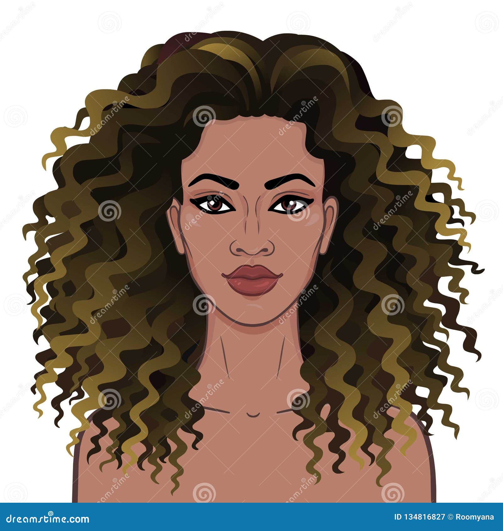 Curly Hair Animation