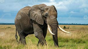 The African Bush Elephant Is The Largest Living Terrestrial Animal 