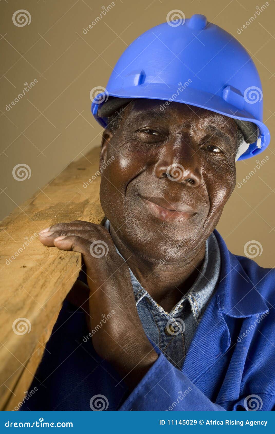 African Construction Worker Stock Image Image of hard, carpenter