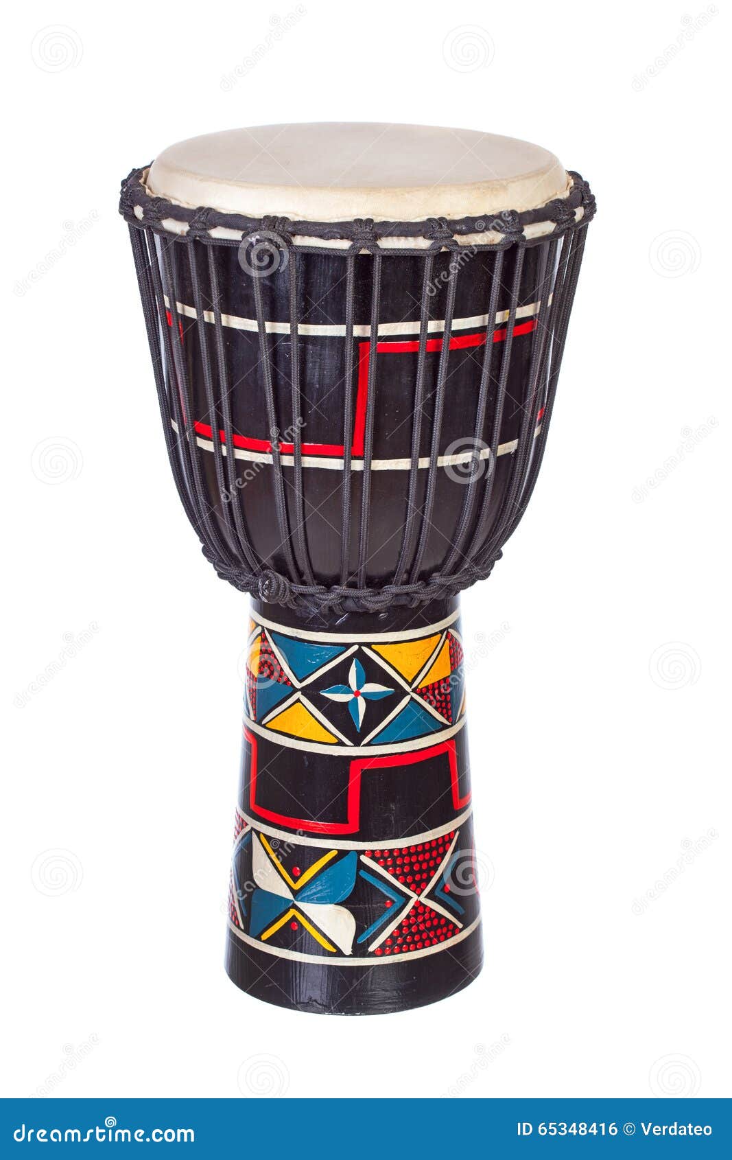 African djembe drum stock photo. Image of carved, leather 65348416